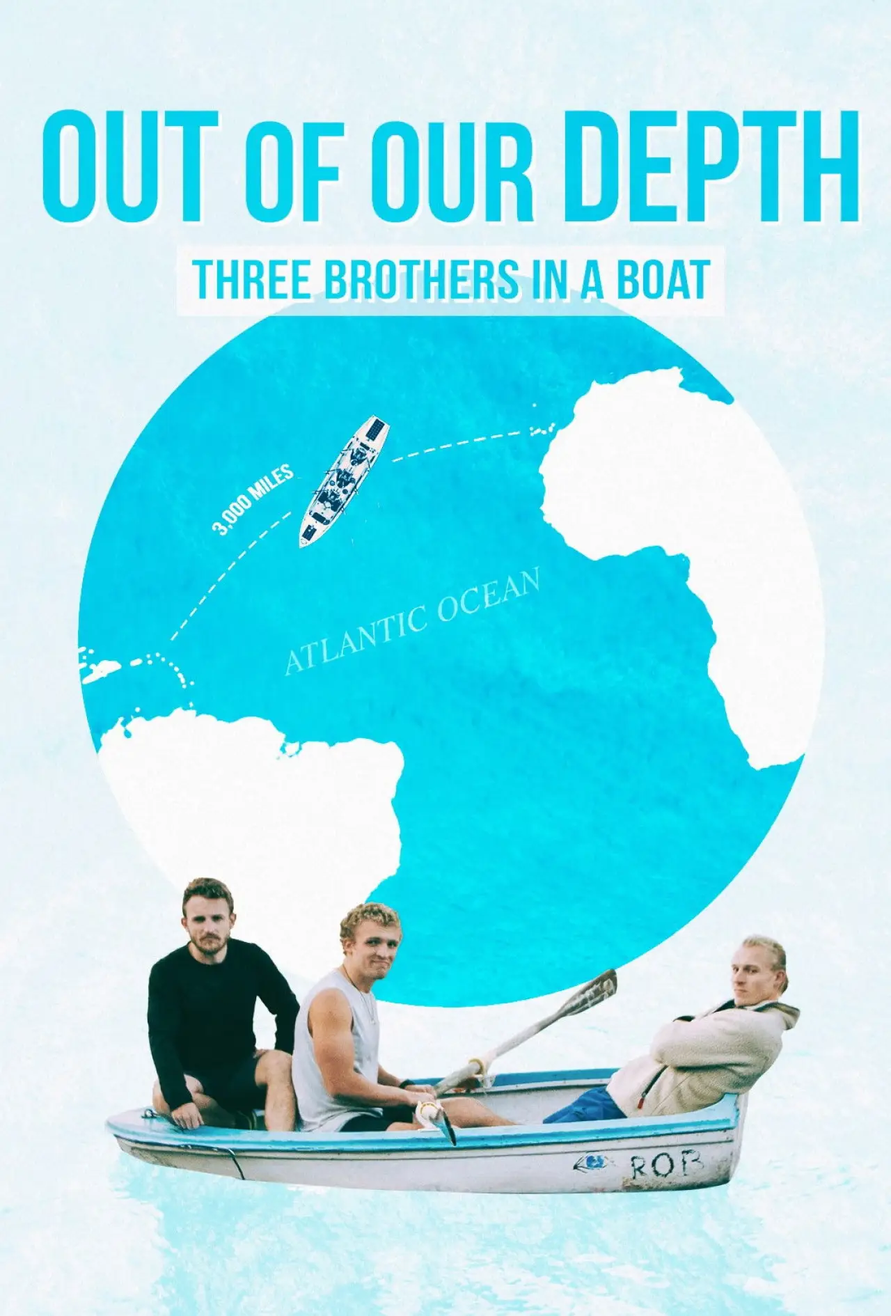 Movie poster "Out of Our Depth: Three Brothers in a Boat"