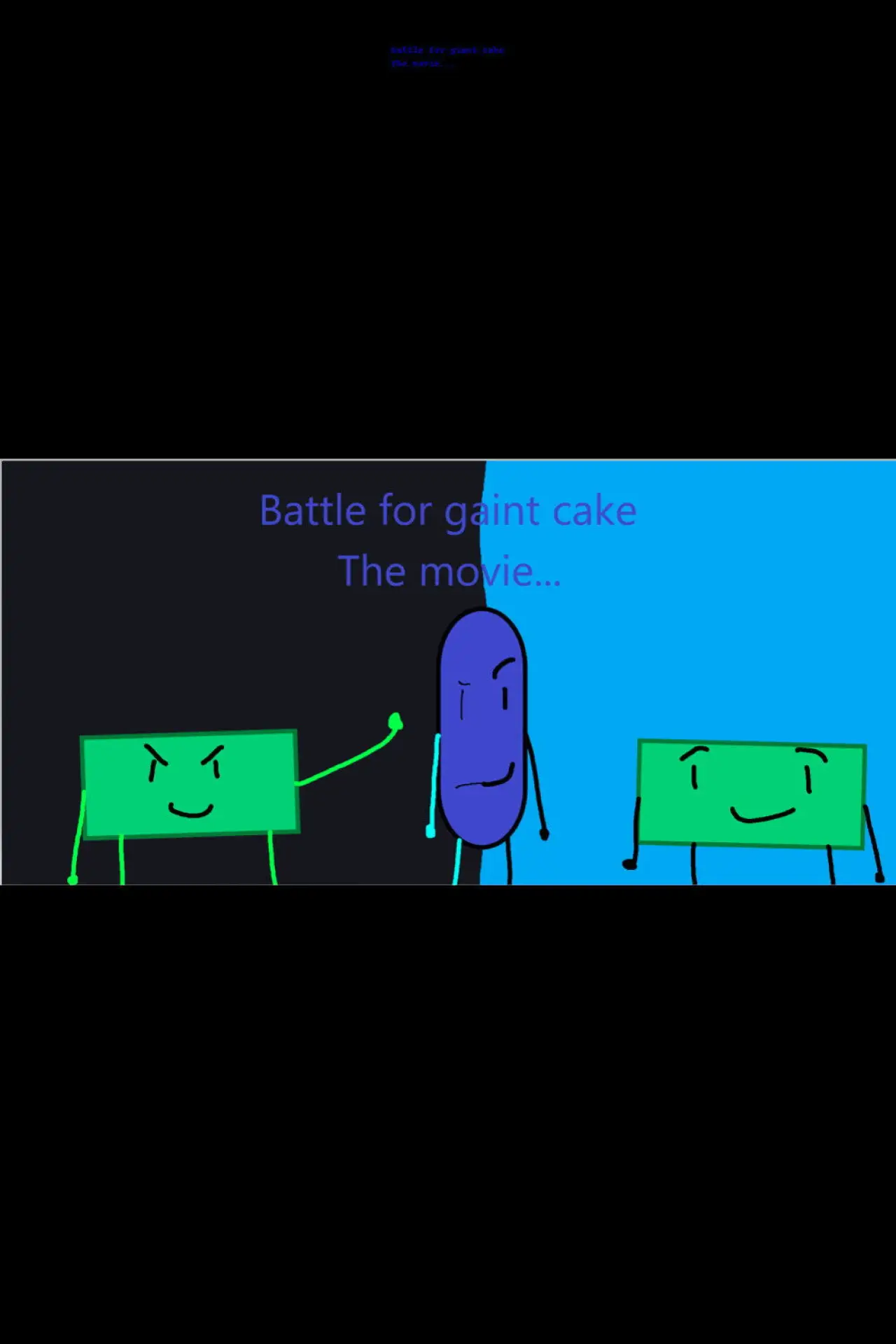 Movie poster "Battle For Giant Cake the movies"