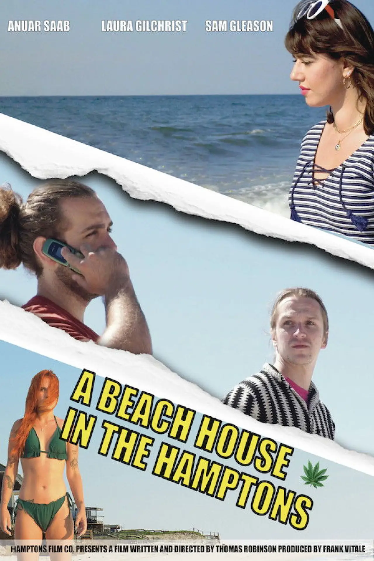 Movie poster "A Beach House in The Hamptons"