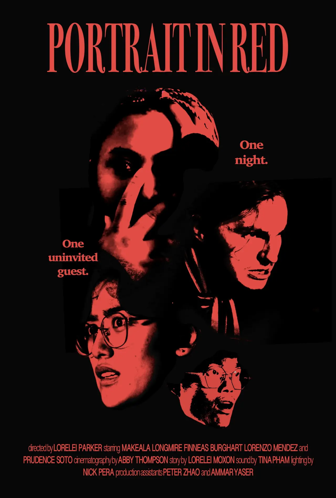 Movie poster "Portrait In Red"