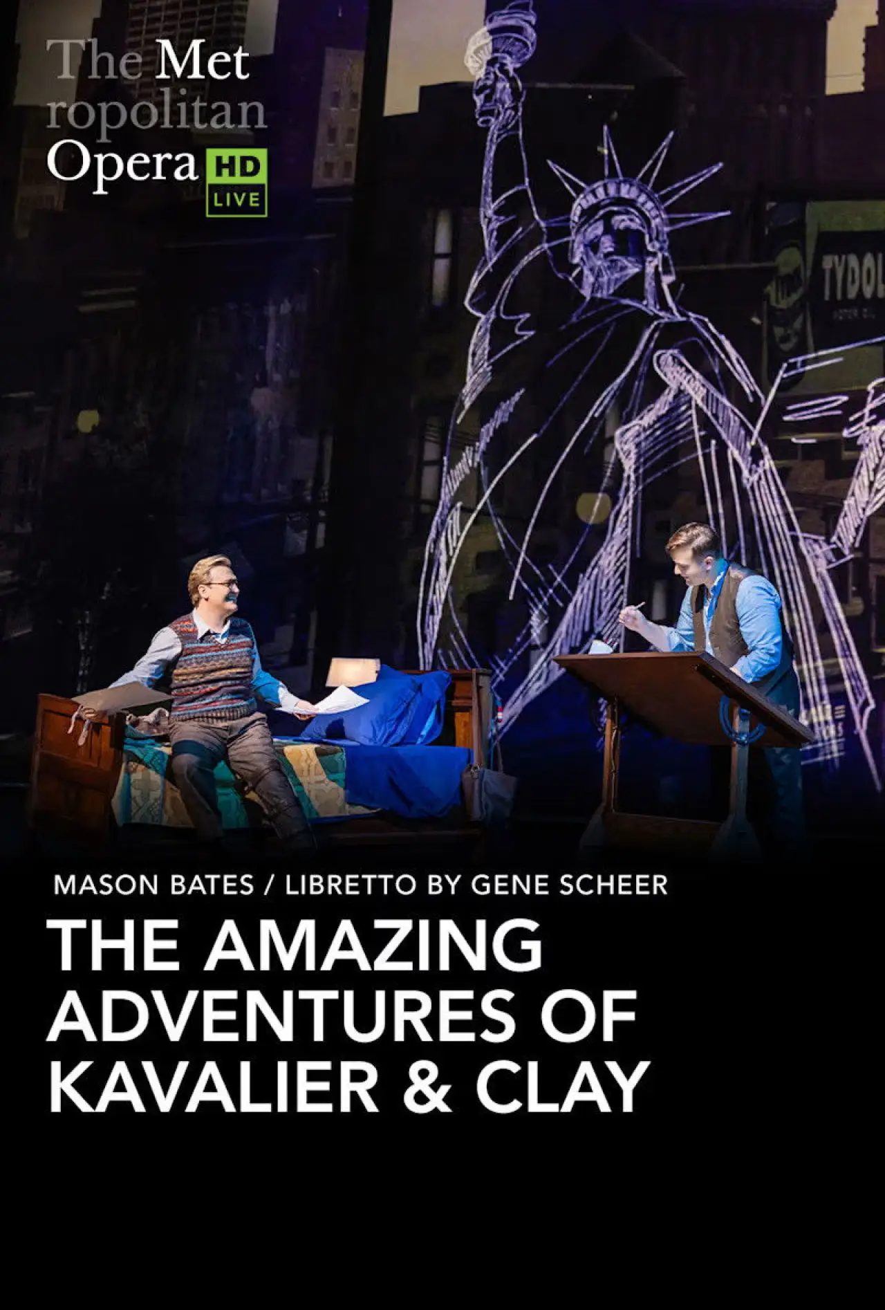 Movie poster "The Metropolitan Opera: The Amazing Adventures of Kavalier & Clay"
