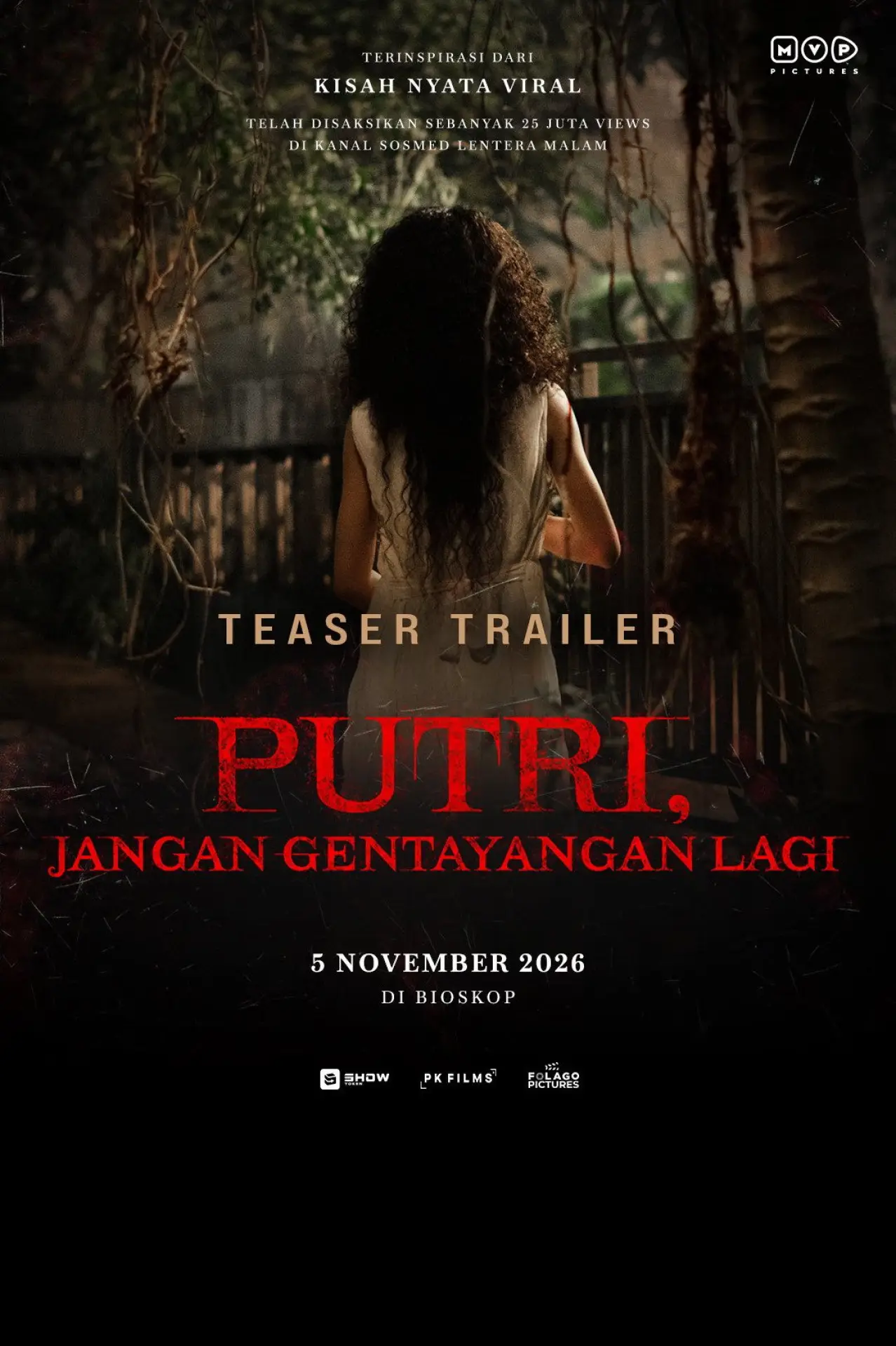 Movie poster "Putri, Jangan Gentayangan Lagi"