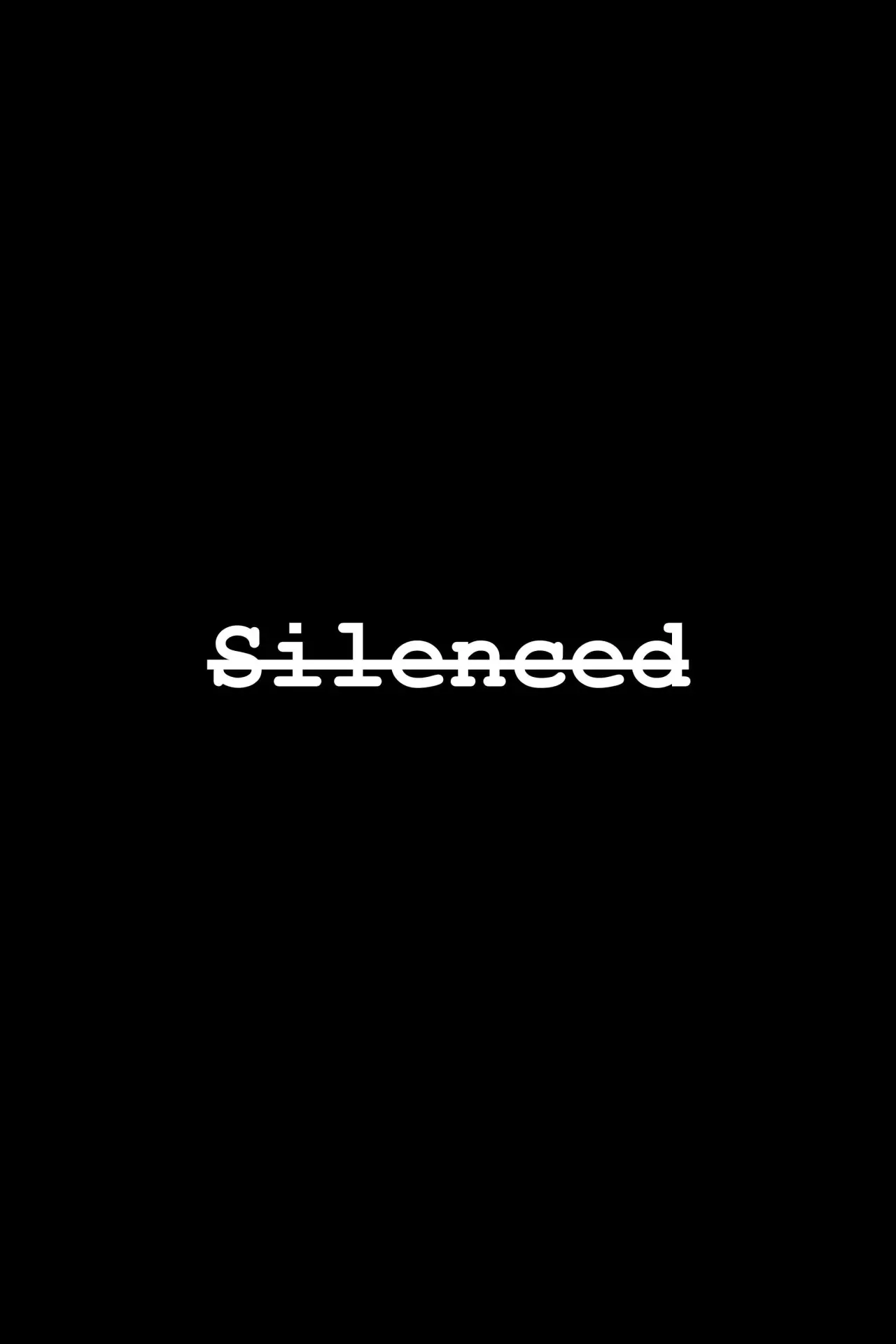 Movie poster "Silenced"