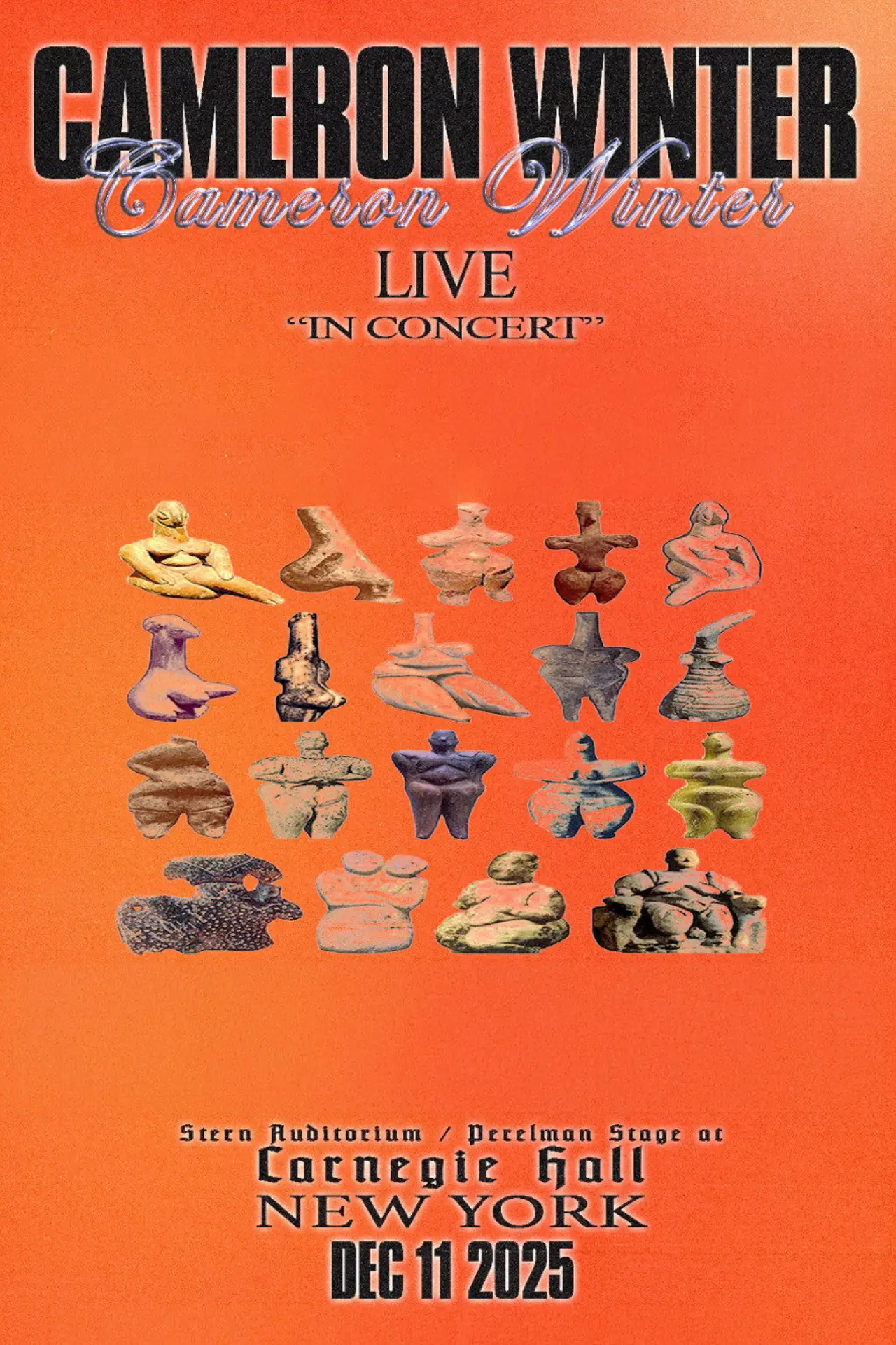 Movie poster "Cameron Winter at Carnegie Hall"