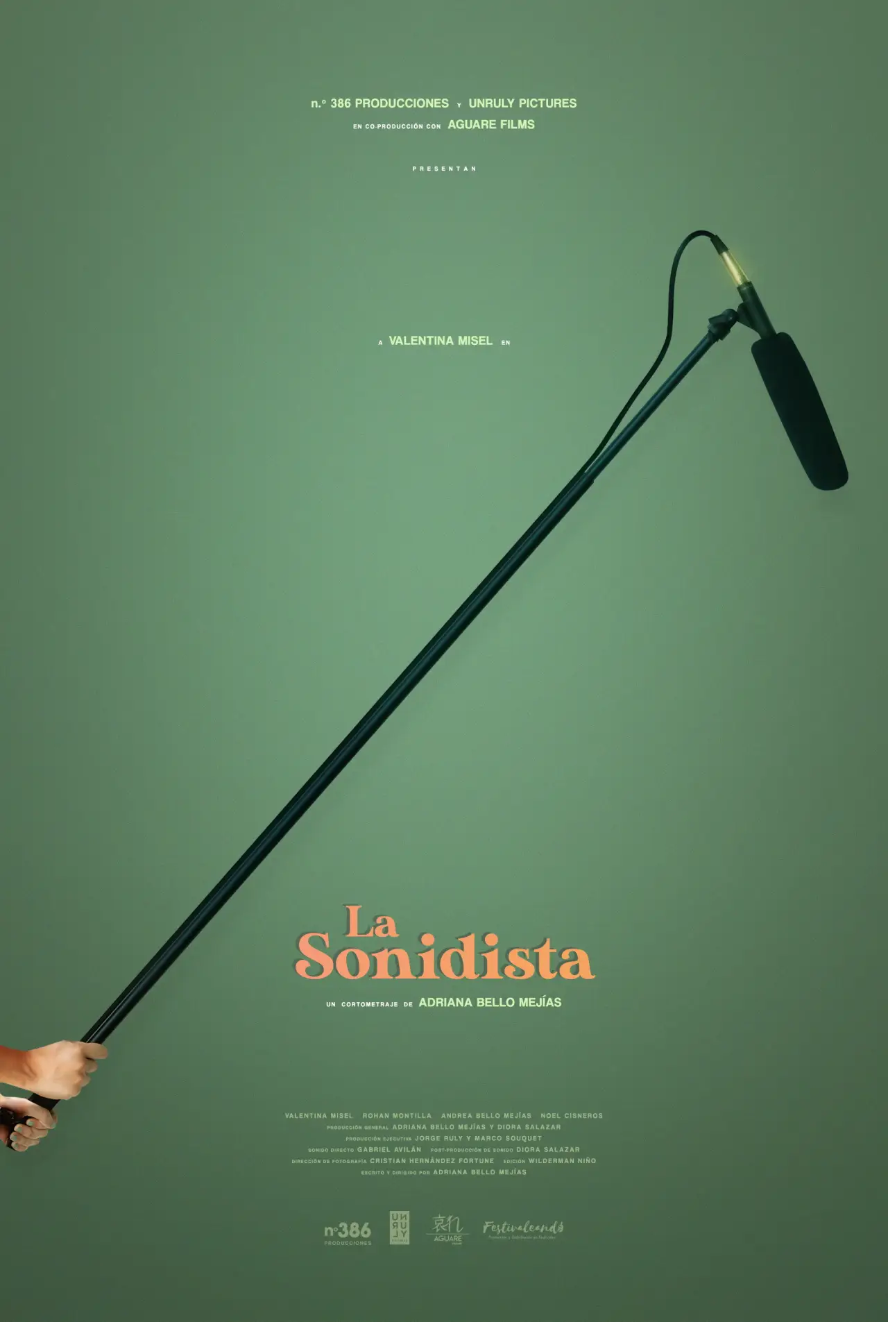 Movie poster "La Sonidista"