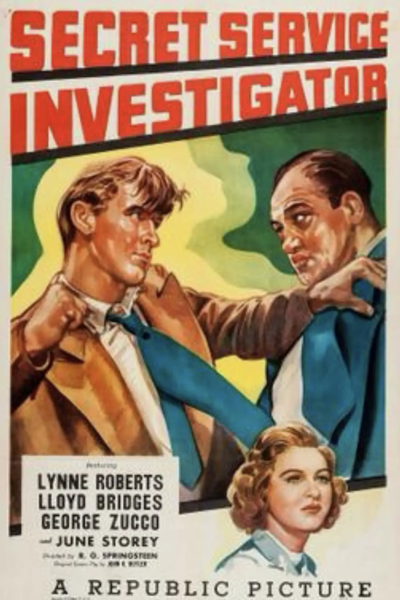Movie poster "Secret Service Investigator"