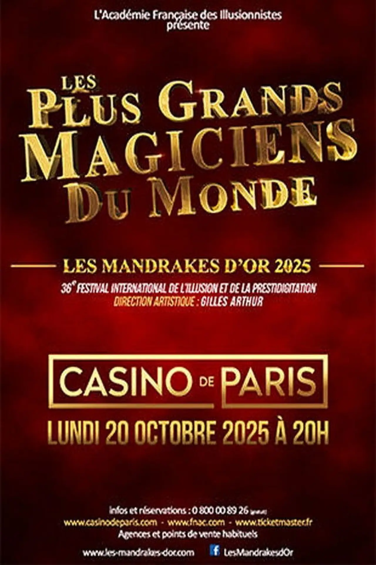 Movie poster "Les plus grands magiciens du monde - Les Mandrakes d