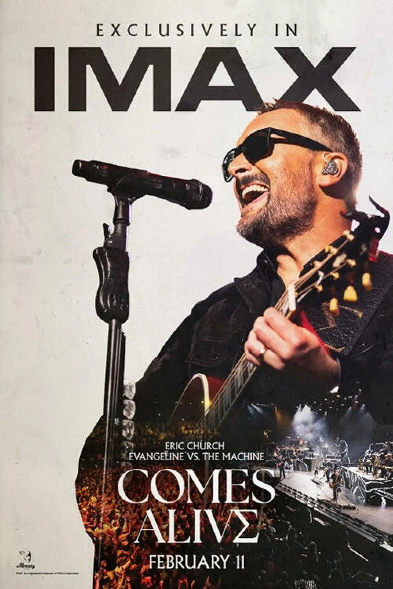 Movie poster "Eric Church: Evangeline vs. The Machine Comes Alive"