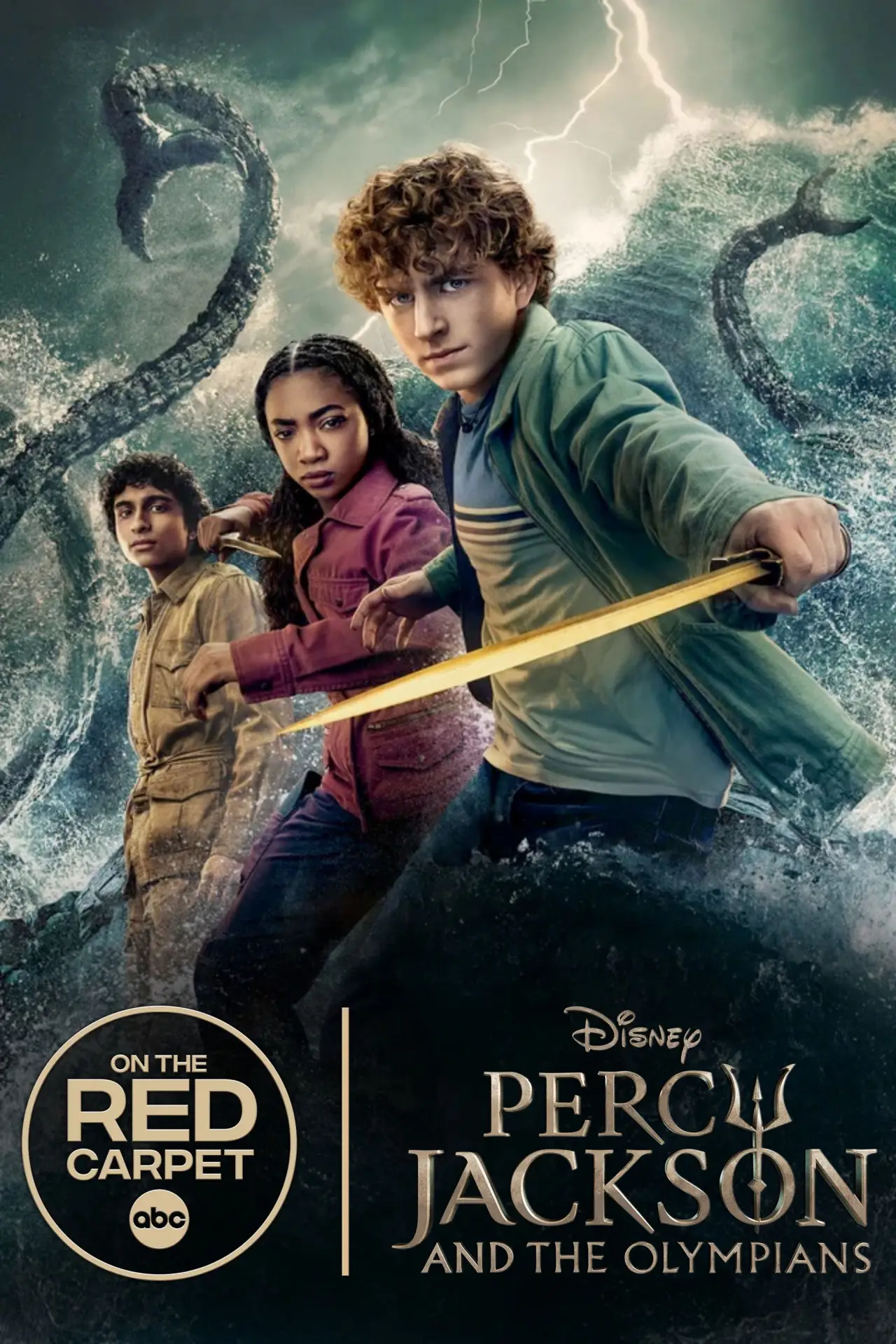 Movie poster "On The Red Carpet Presents: "Percy Jackson""