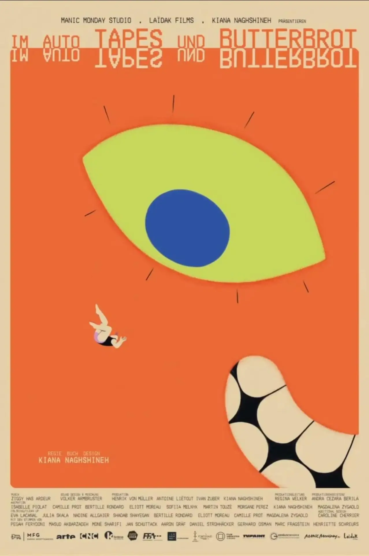 Movie poster "With Tapes and Toasts in the Car"