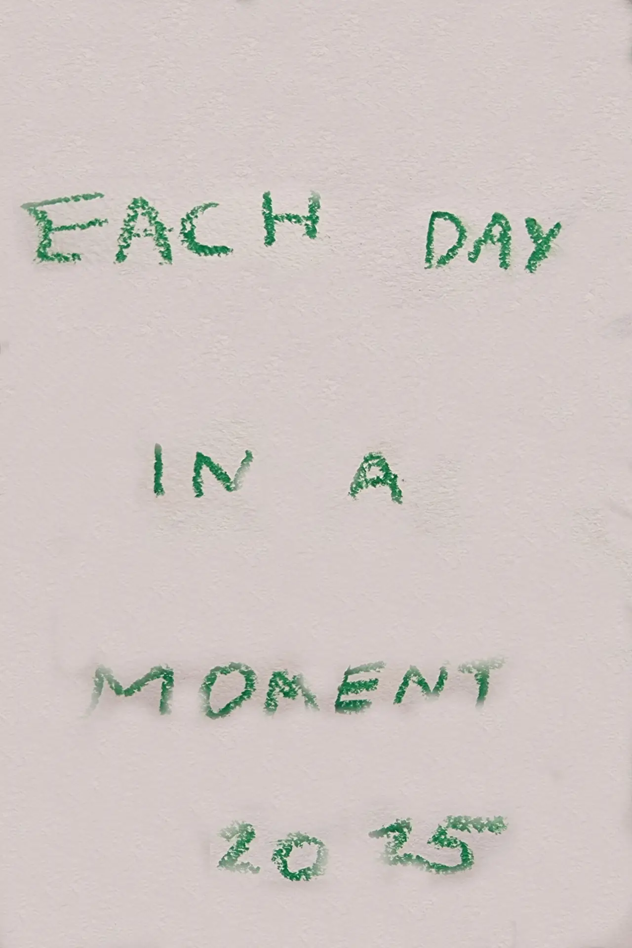Movie poster "Each Day in a Moment: 2025"