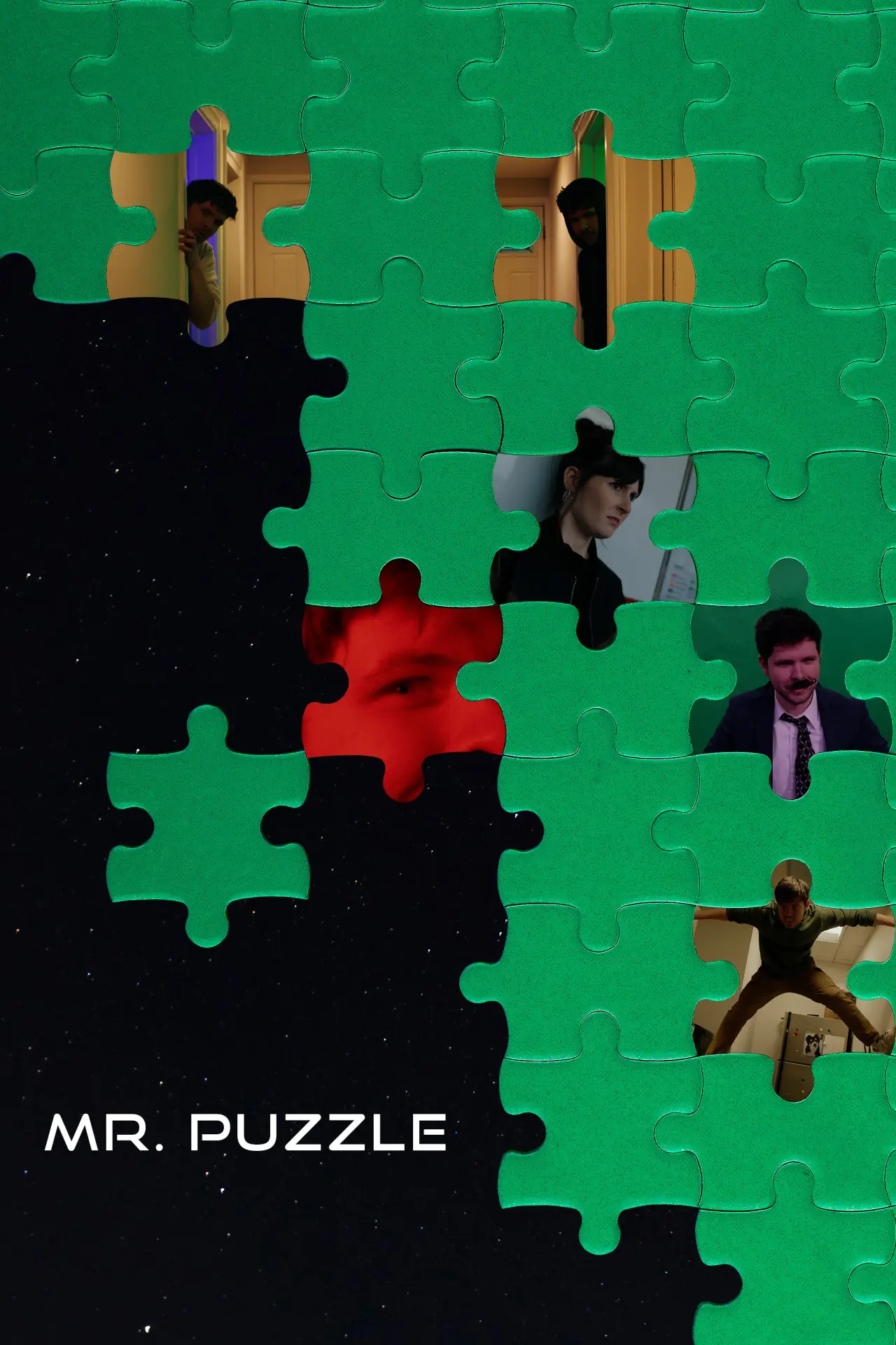 Movie poster "Mr. Puzzle"