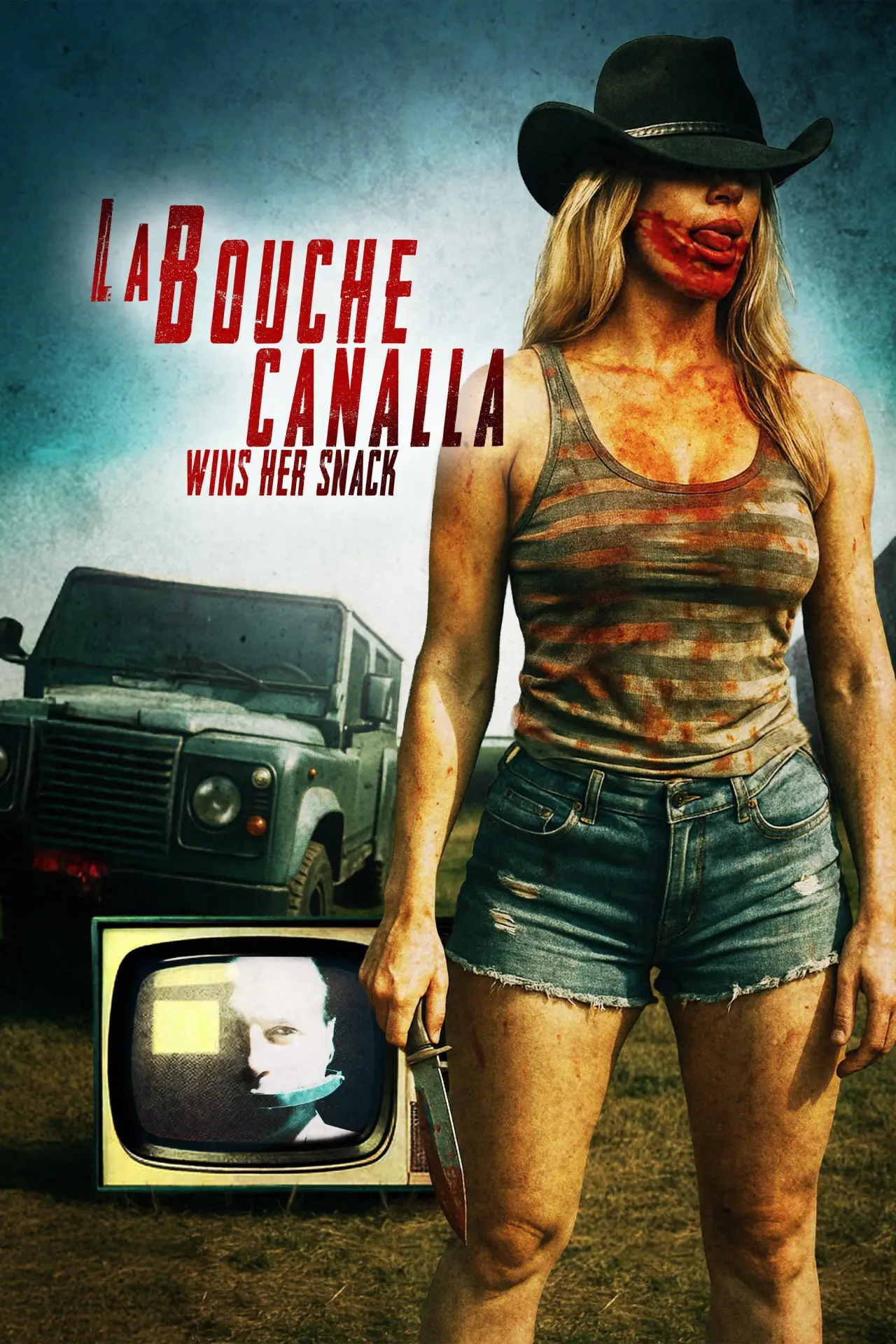 Movie poster "LaBouche Canalla Wins Her Snack"