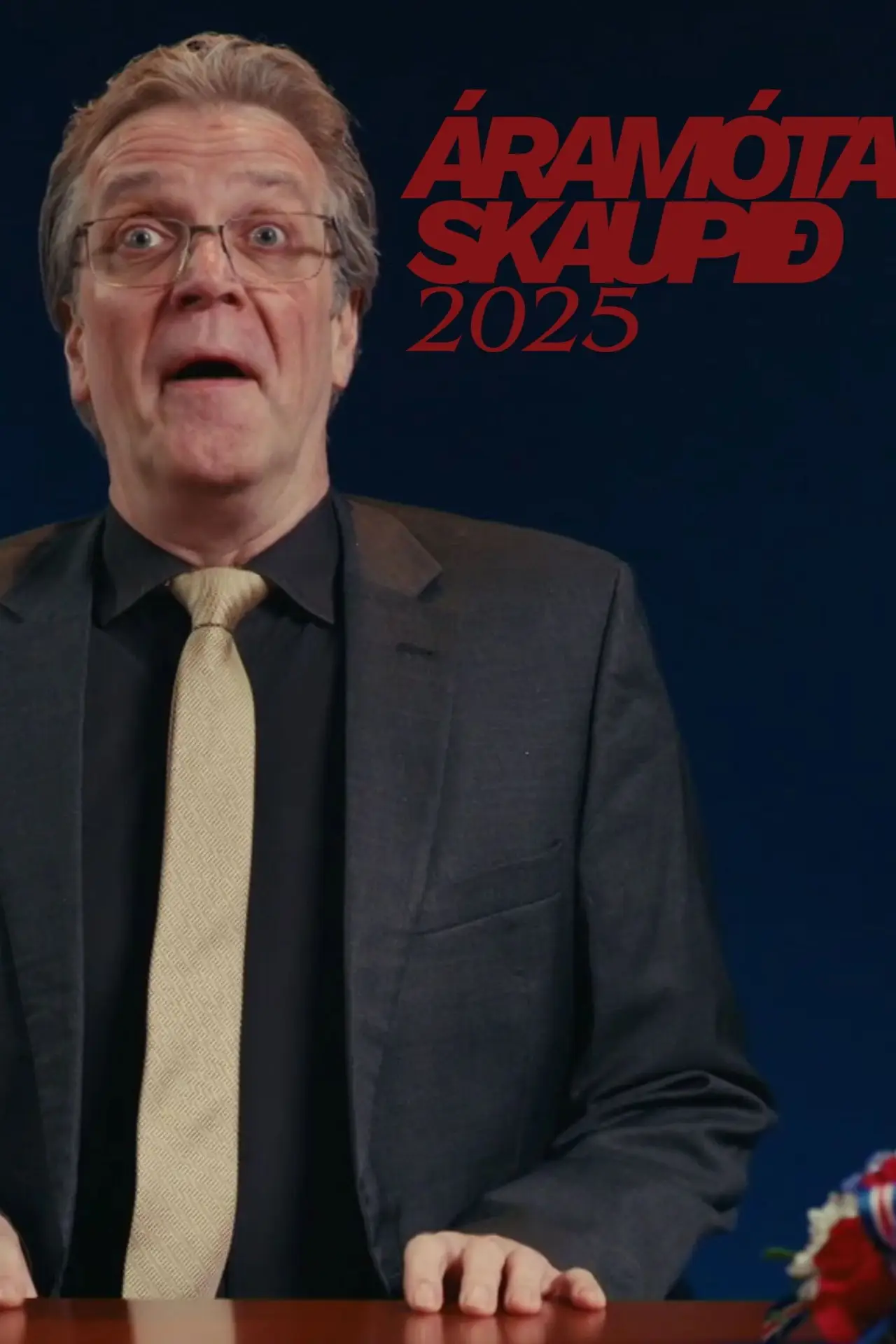 Movie poster "Áramótaskaup: 2025"