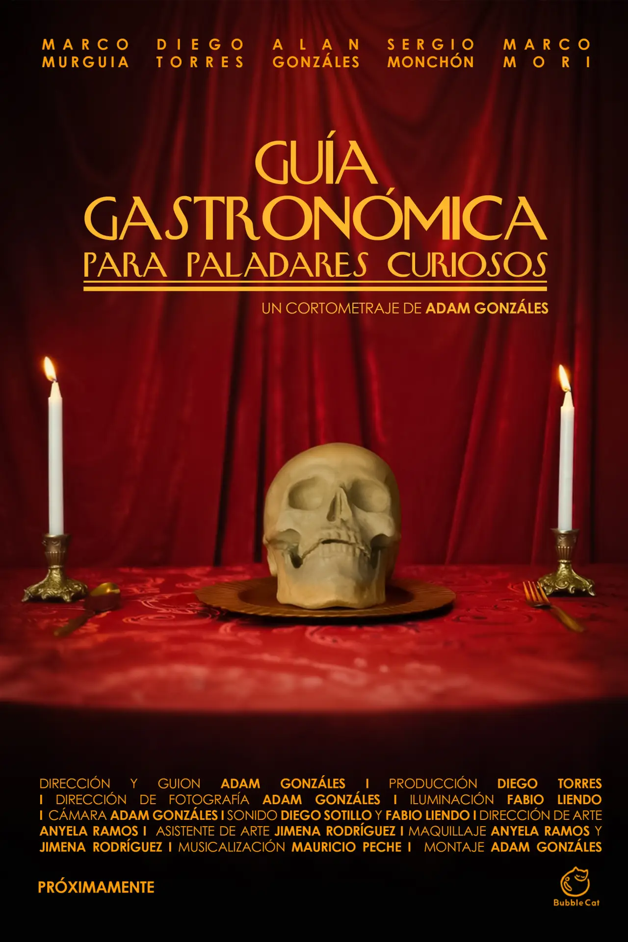 Movie poster "Gastronomic Guide for Curious Palates"