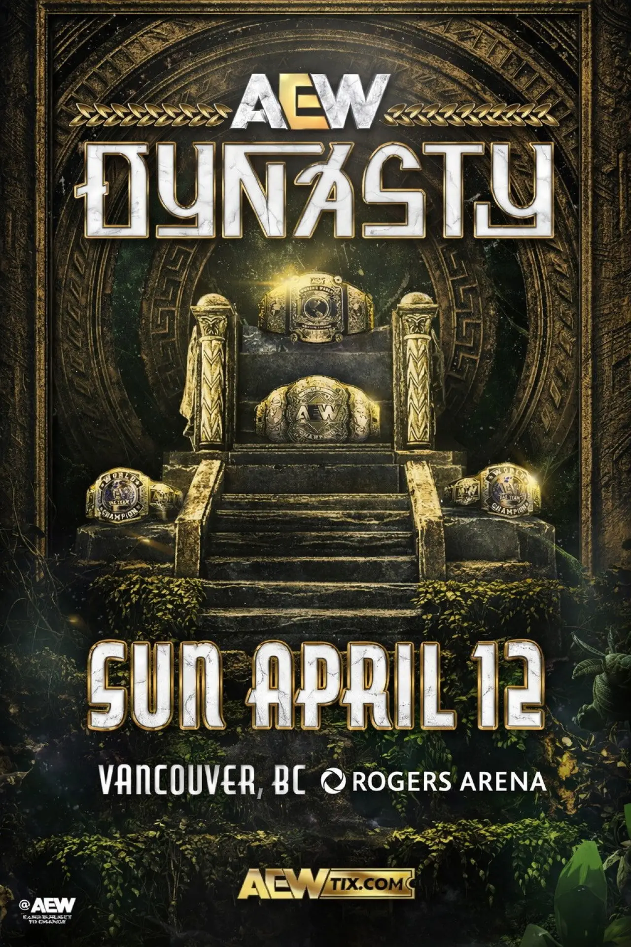 Movie poster "AEW Dynasty 2026"