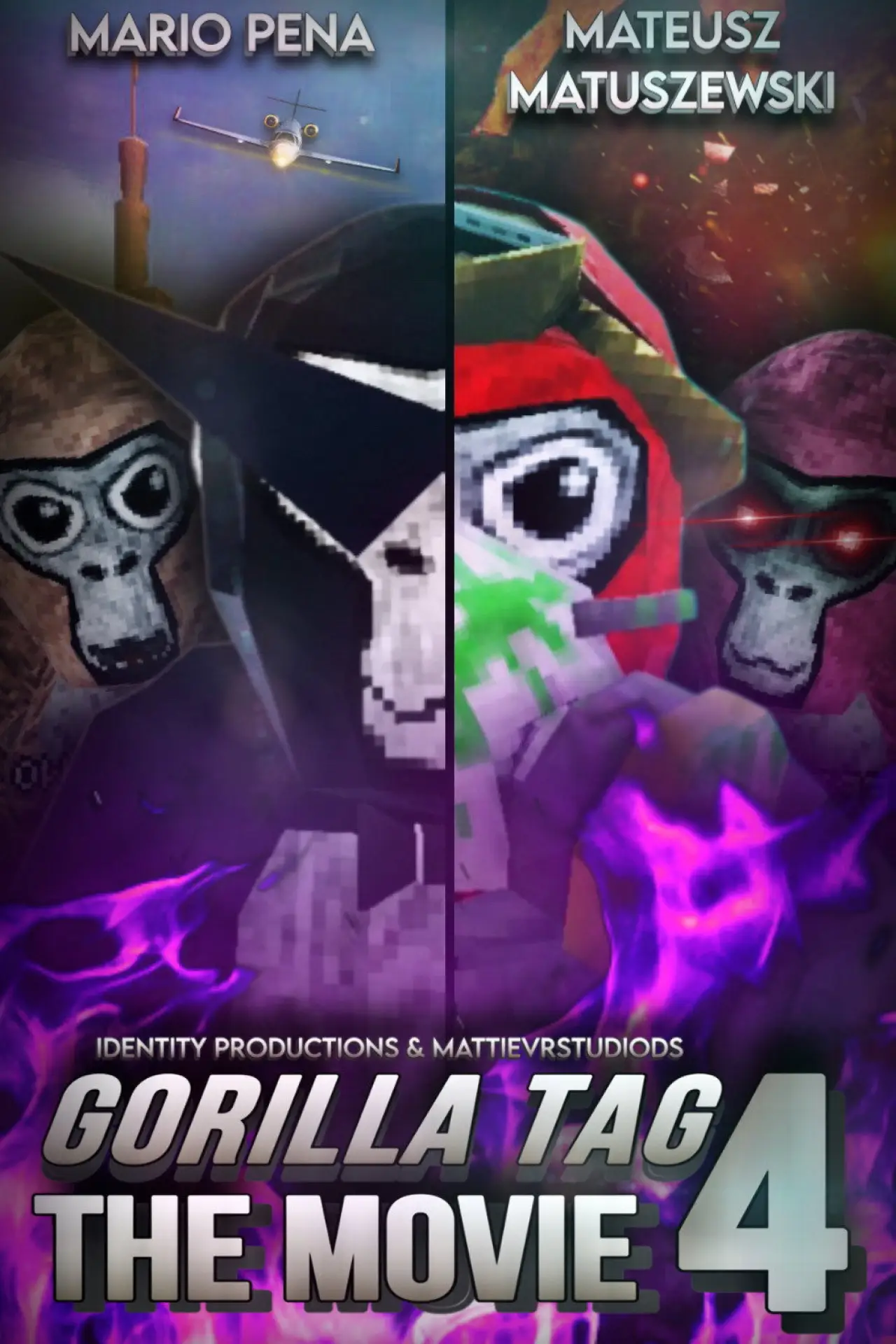 Movie poster "Gorilla Tag: The Movie 4"