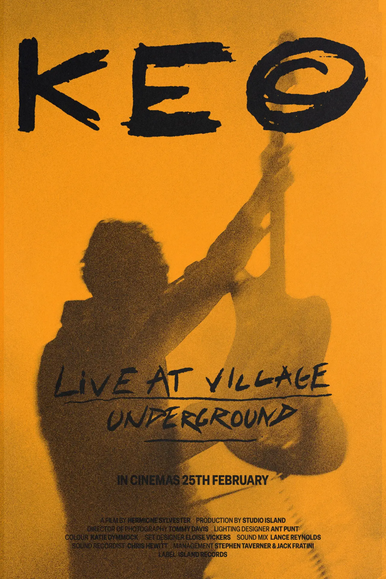 Movie poster "Keo - Live at Village Underground"
