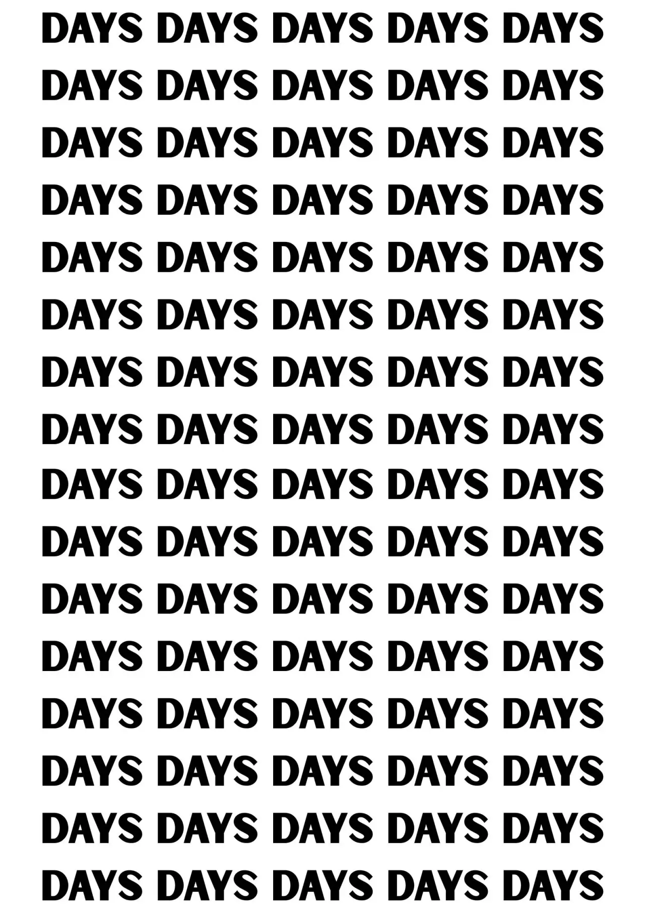 Movie poster "Days"