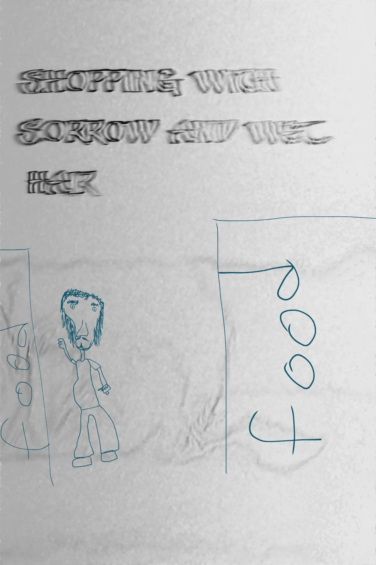 Movie poster "Shopping with sorrow and wet hair"