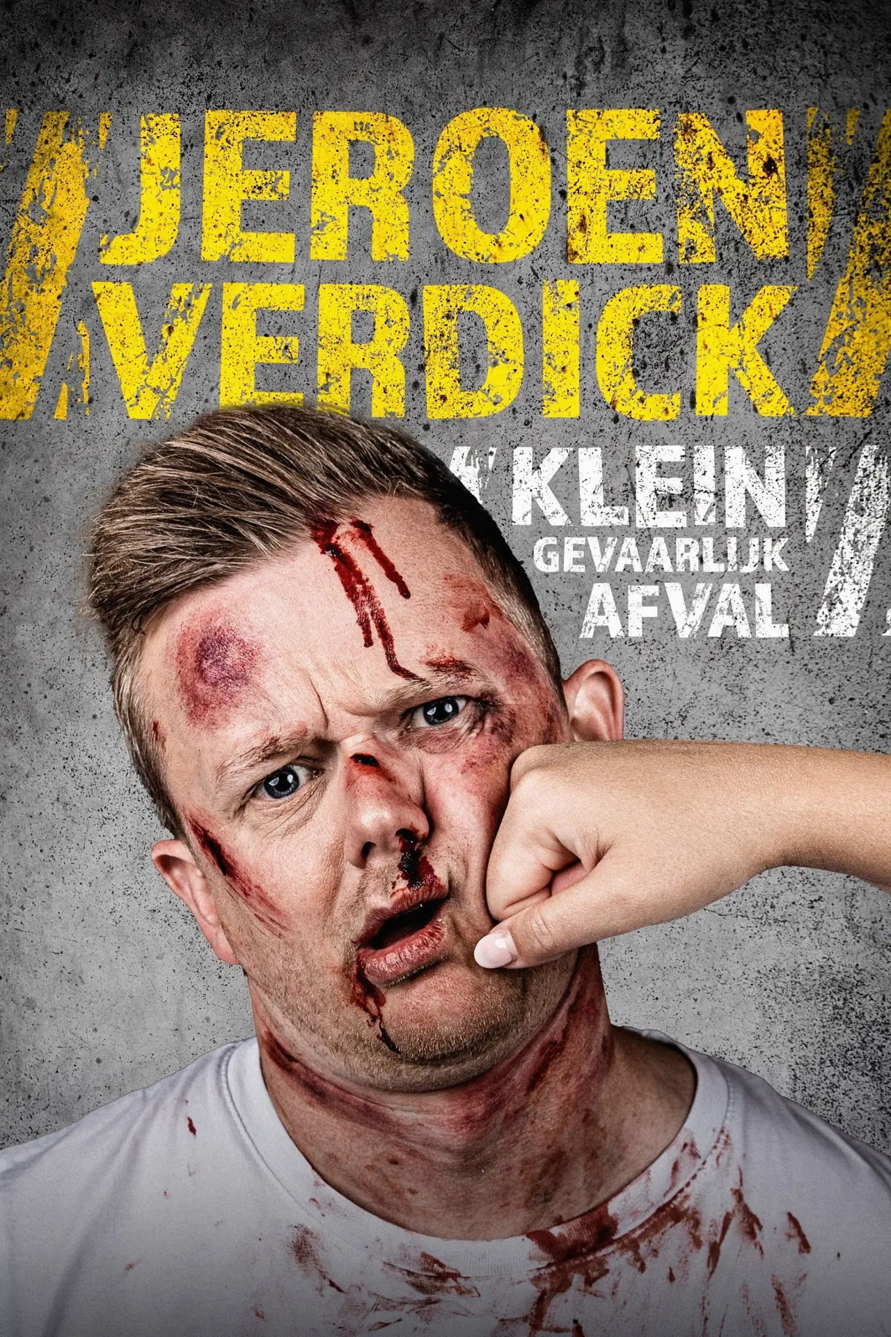 Movie poster "Jeroen Verdick: Klein Gevaarlijk Afval"