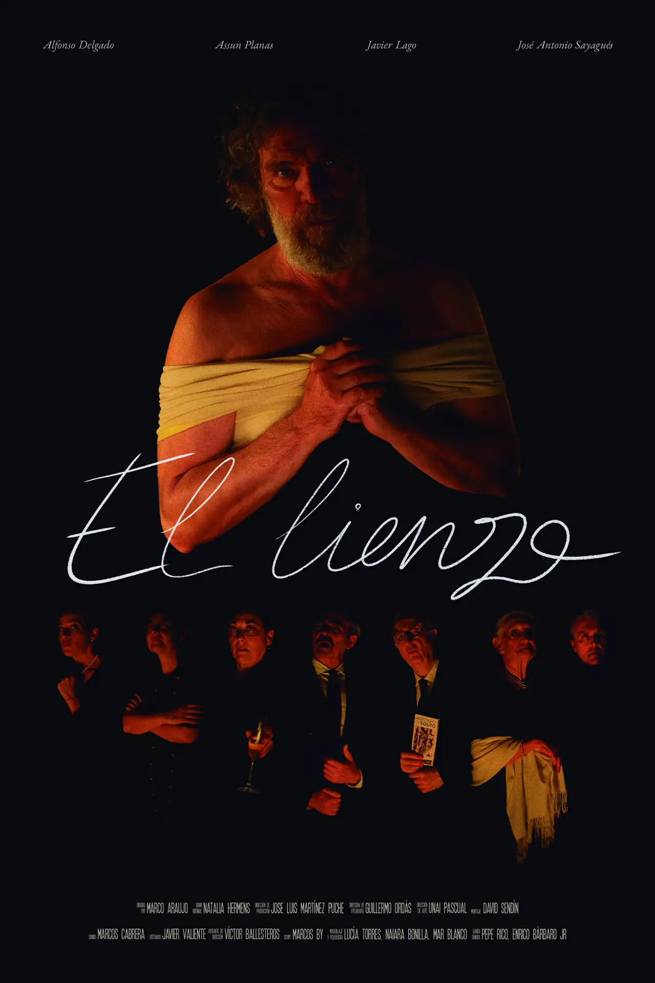 Movie poster "El lienzo"