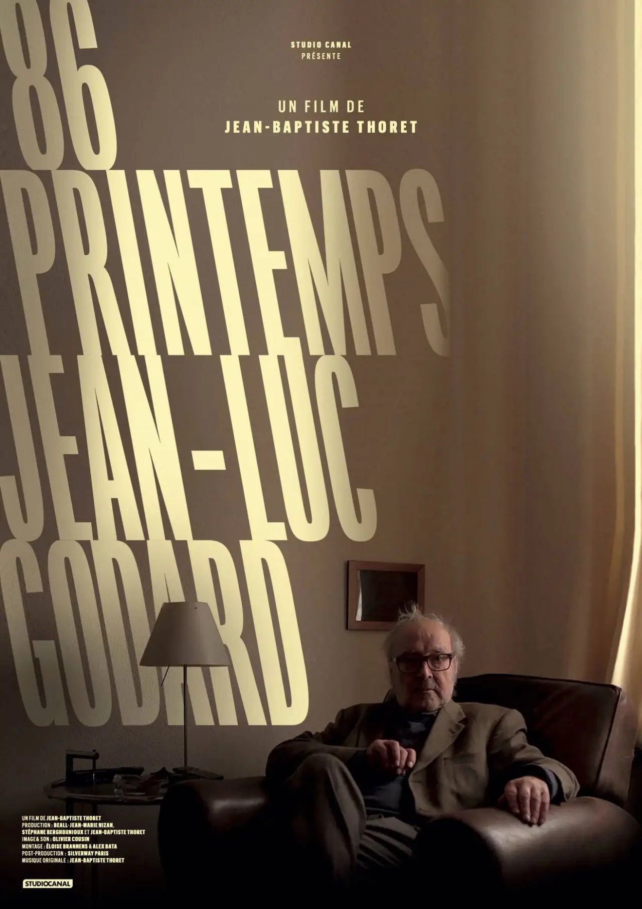 Movie poster "86 printemps, Jean-Luc Godard"