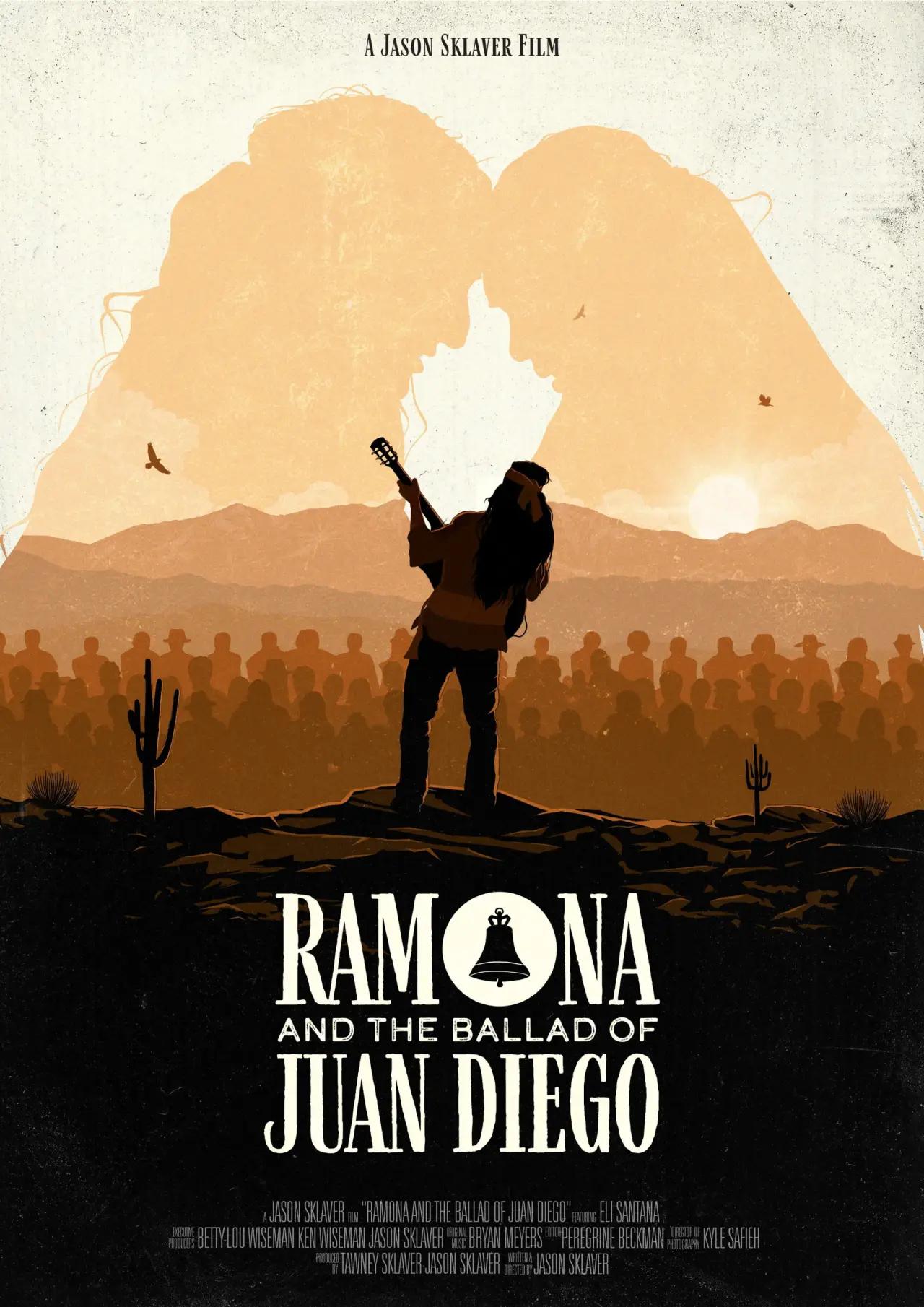 Movie poster "Ramona and the Ballad of Juan Diego"