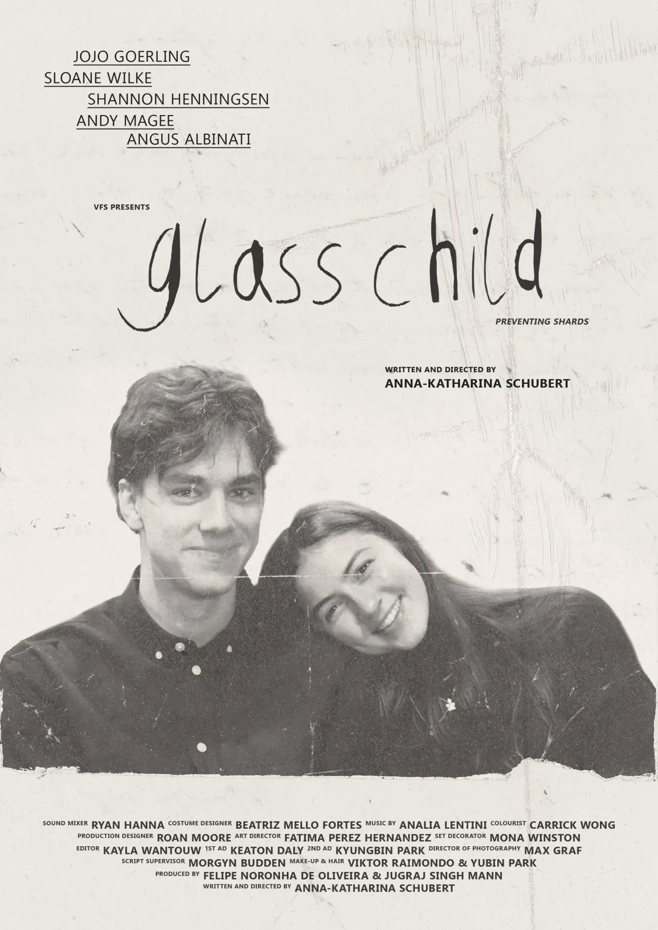 Movie poster "Glass Child"