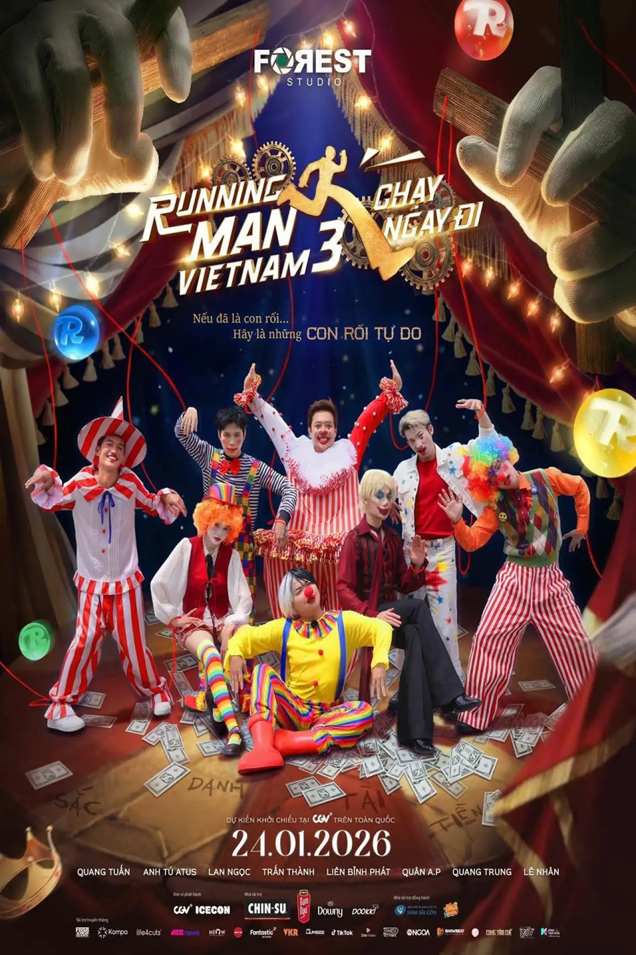 Movie poster "Running Man Vietnam Season 3: Puppet Of Freedom"