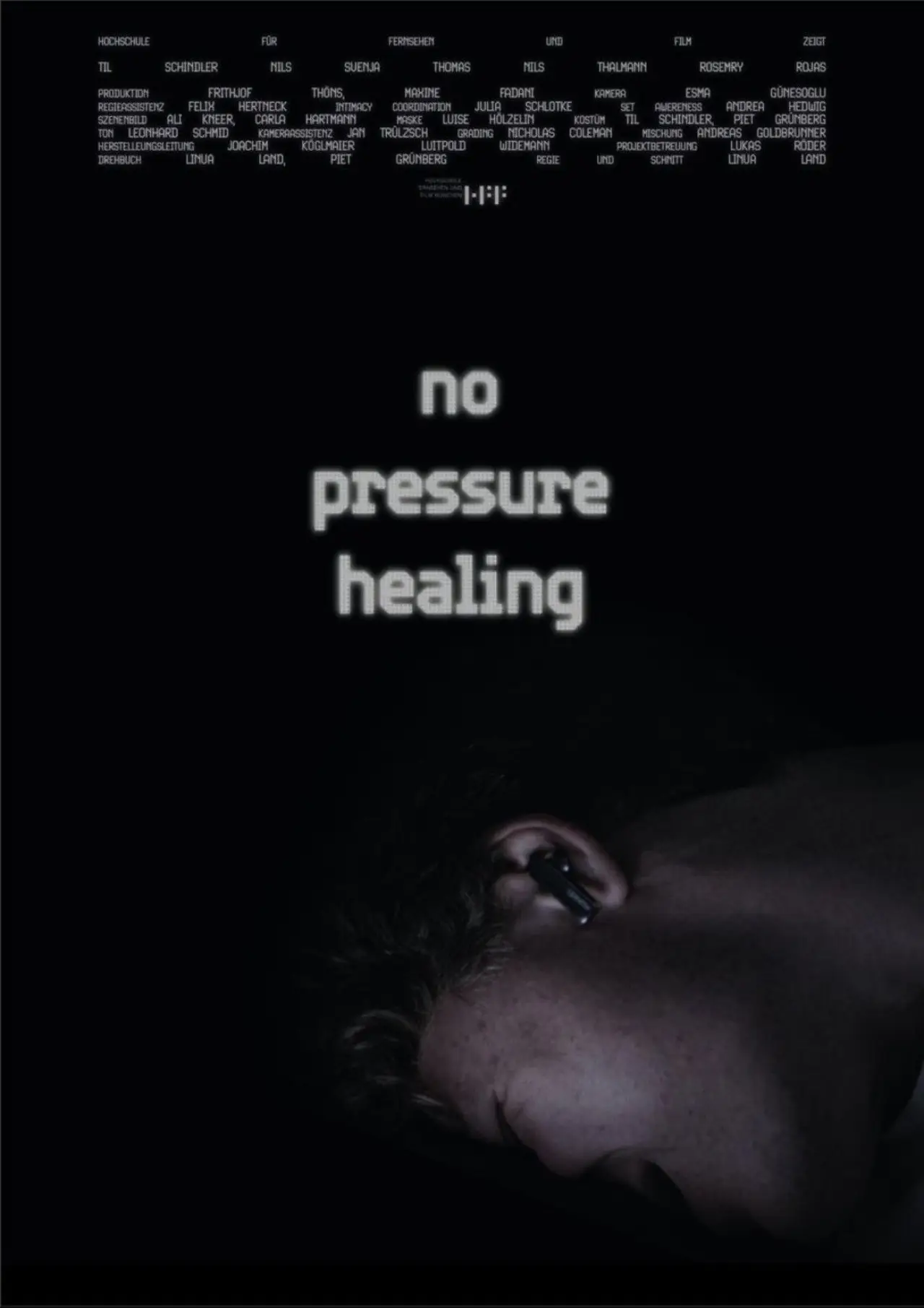 Movie poster "no pressure healing"