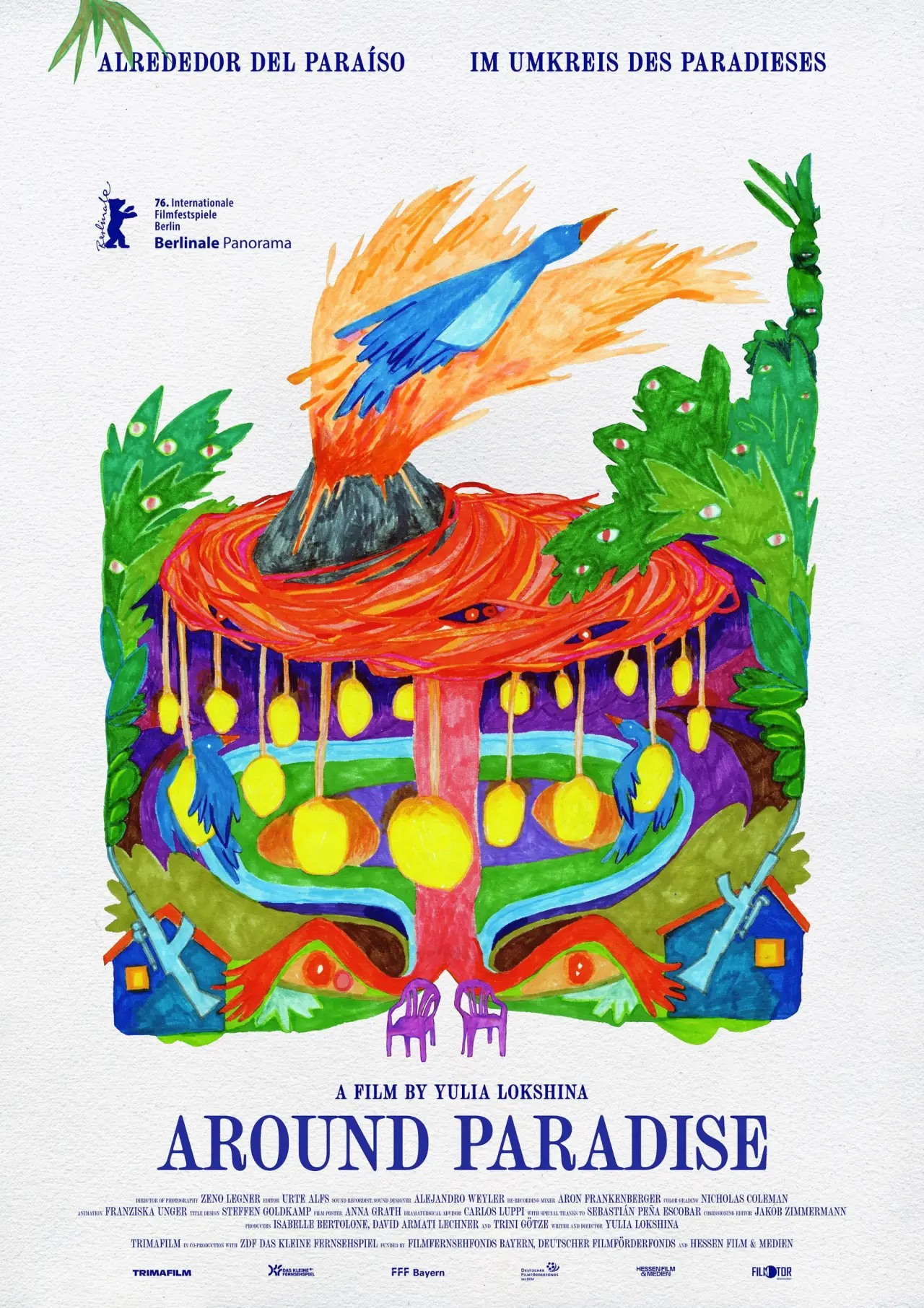 Movie poster "Around Paradise"