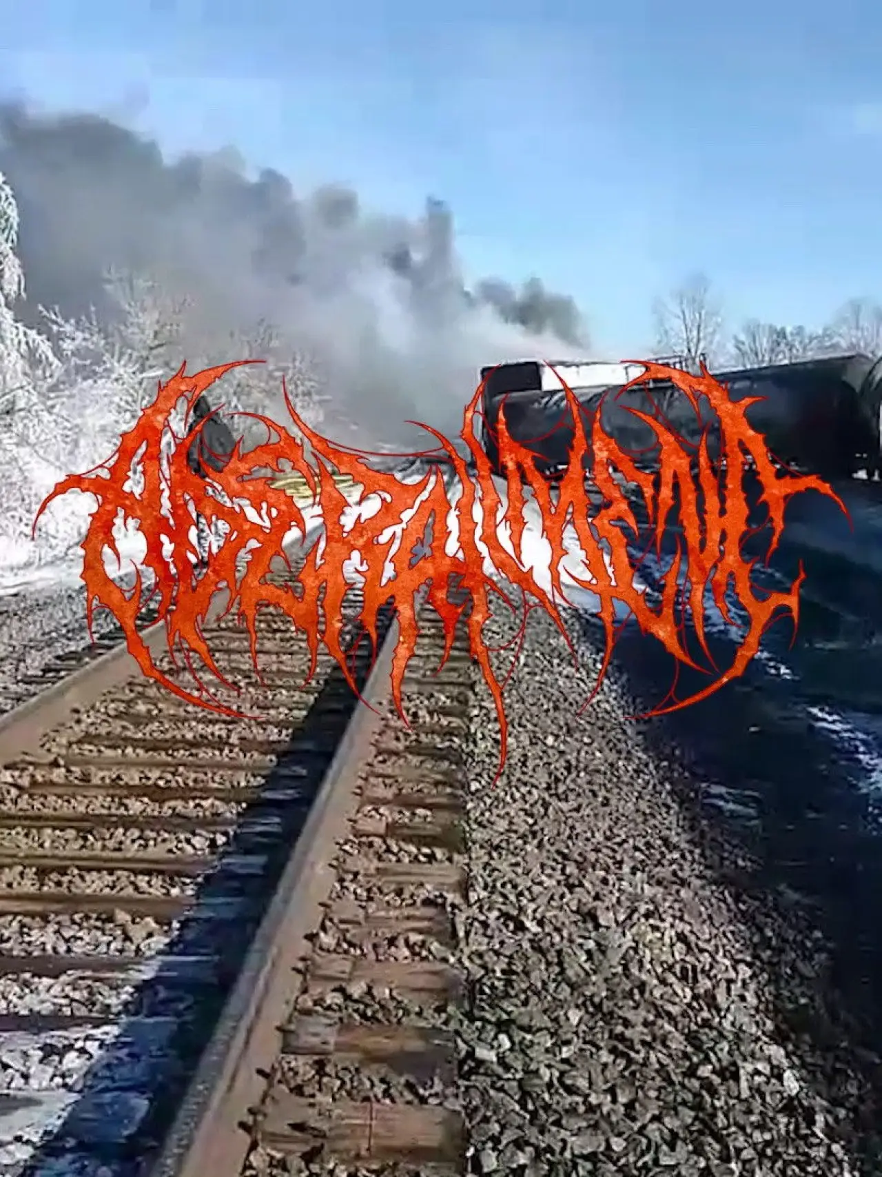 Movie poster "A Derailment"
