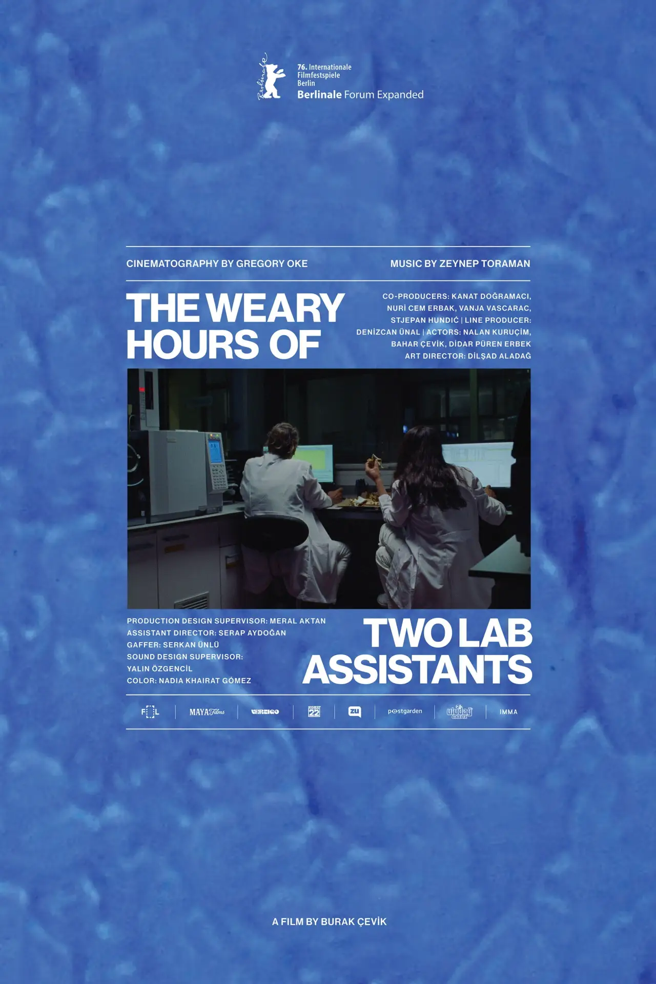 Movie poster "The Weary Hours of Two Lab Assistants"