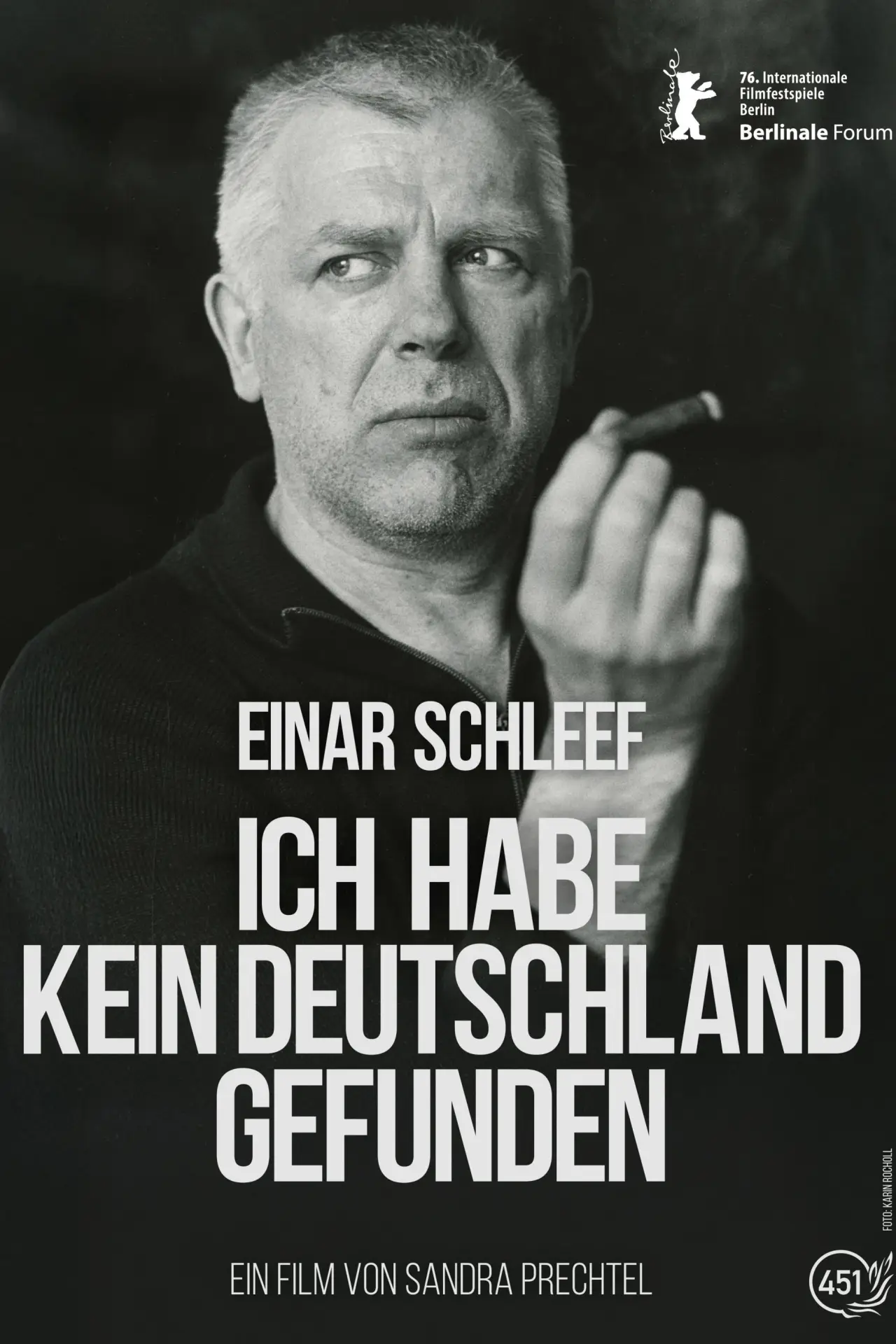 Movie poster "Einar Schleef - No Germany Did I Find"