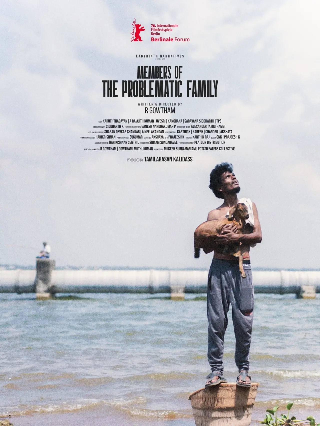 Movie poster "Members of the Problematic Family"