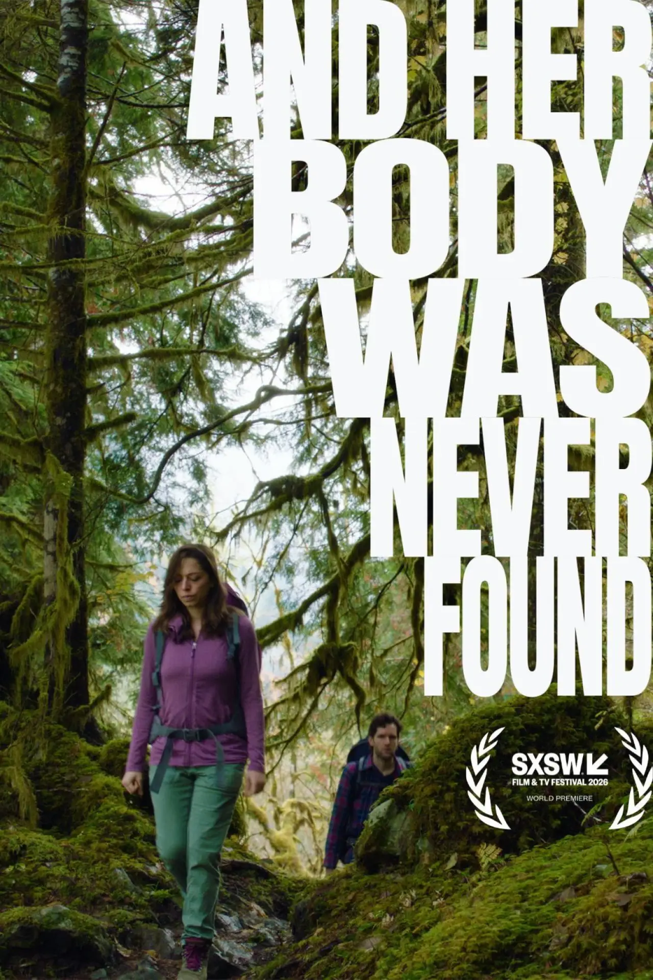 Movie poster "And Her Body Was Never Found"