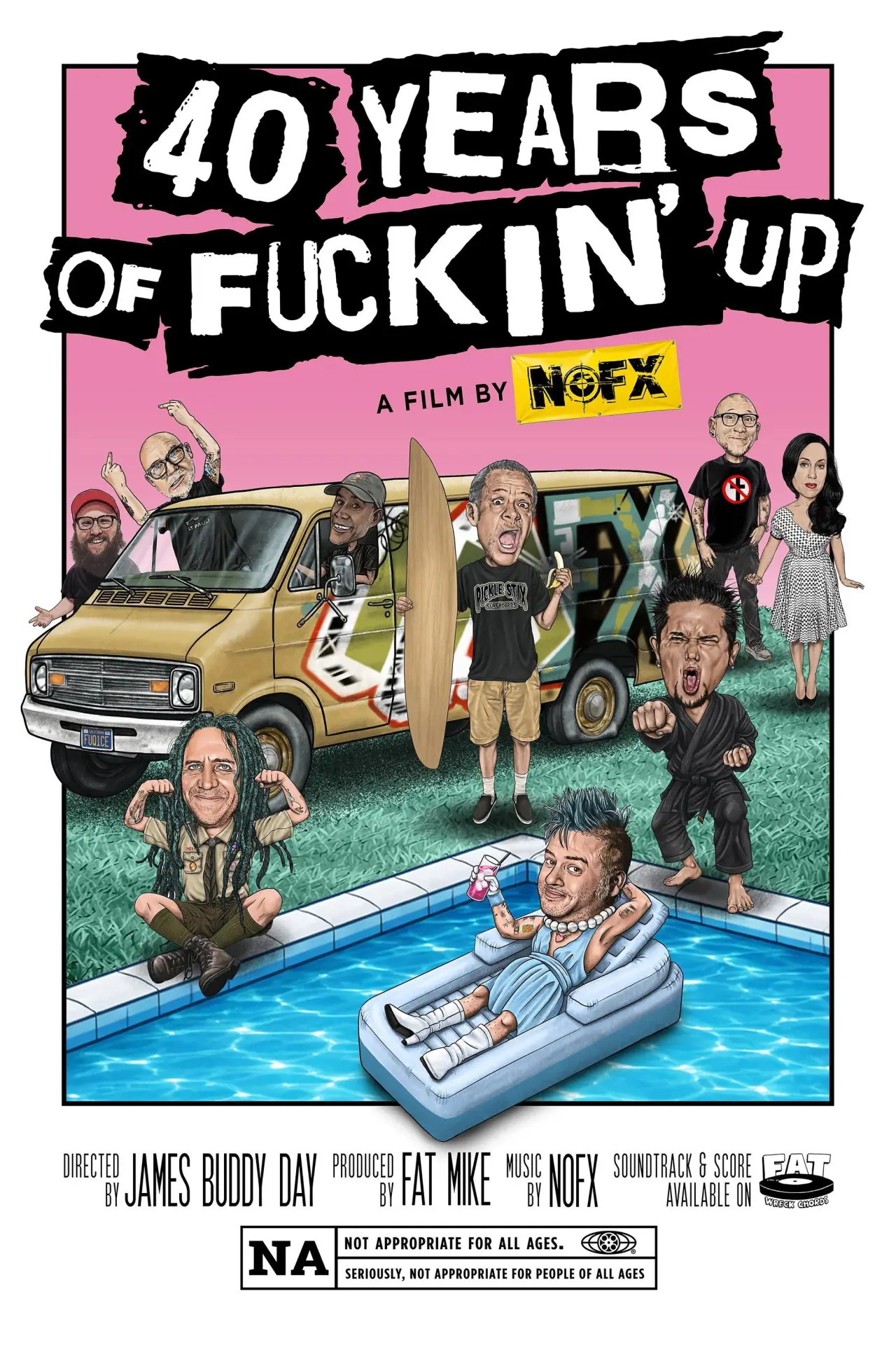 Movie poster "40 Years of Fuckin