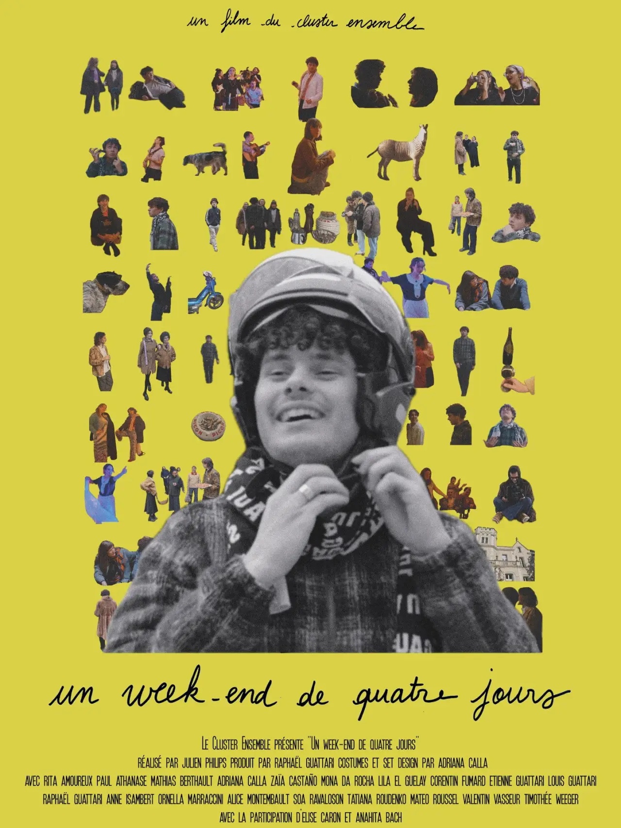 Movie poster "Un week-end de quatre jours"