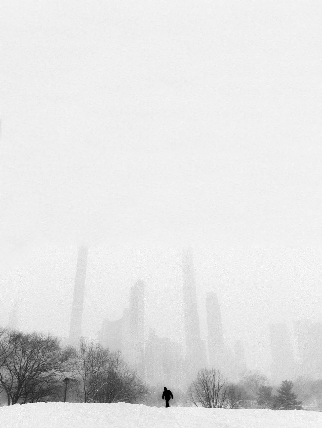 Movie poster "Snowfall in New York"