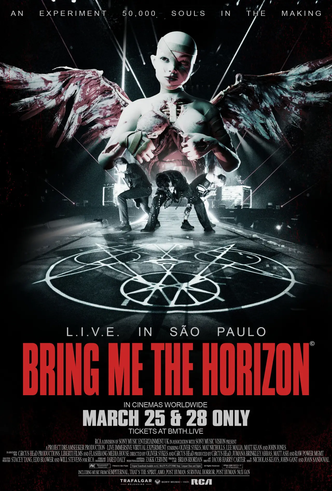 Movie poster "Bring Me the Horizon: L.I.V.E. in São Paulo"