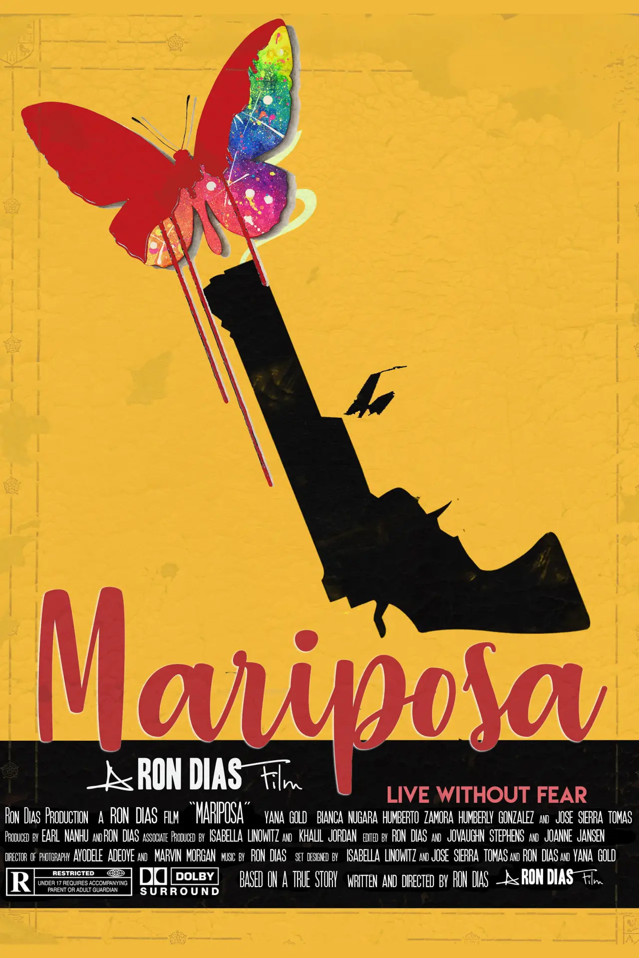 Movie poster "Mariposa"