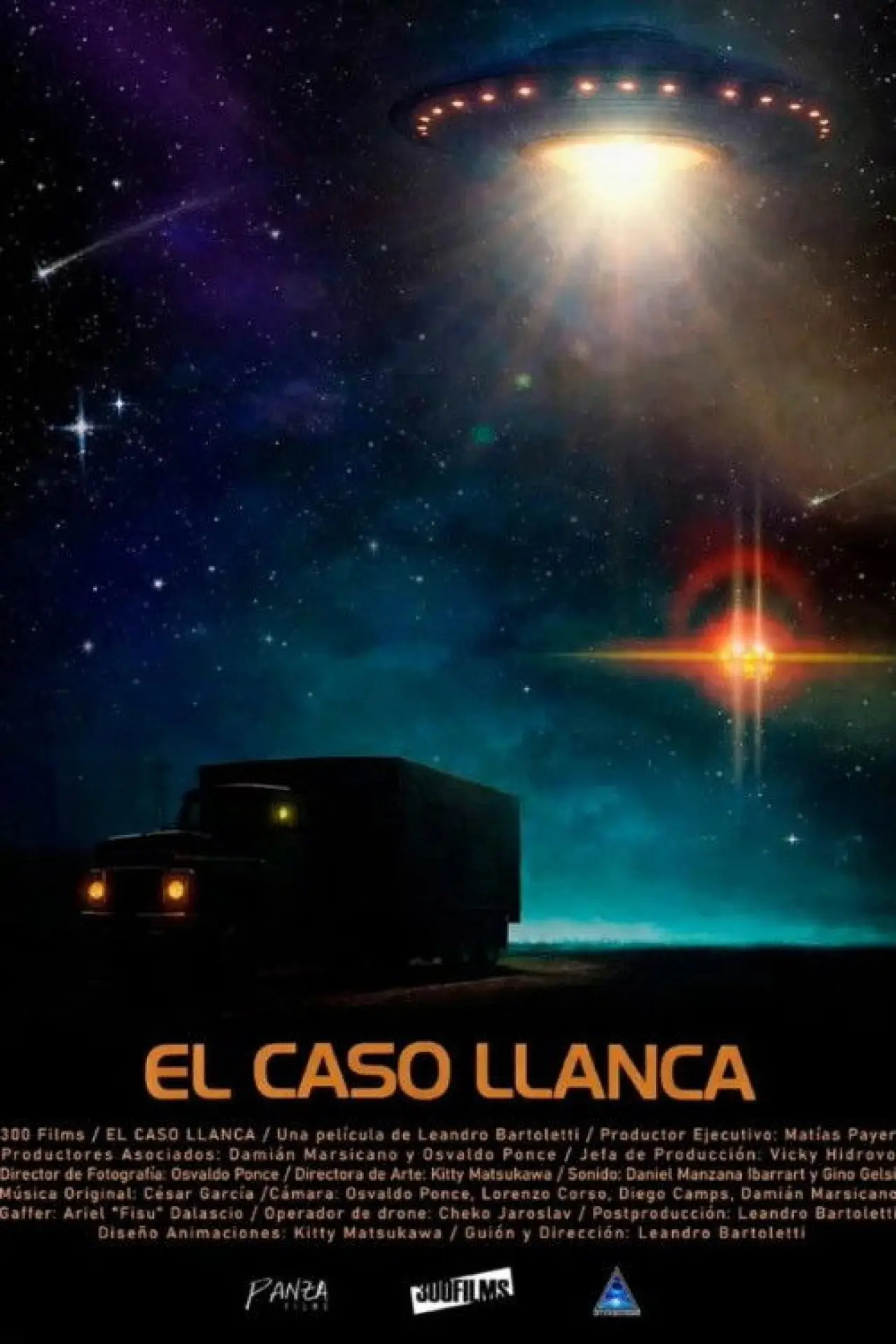 Movie poster "El caso Llanca"