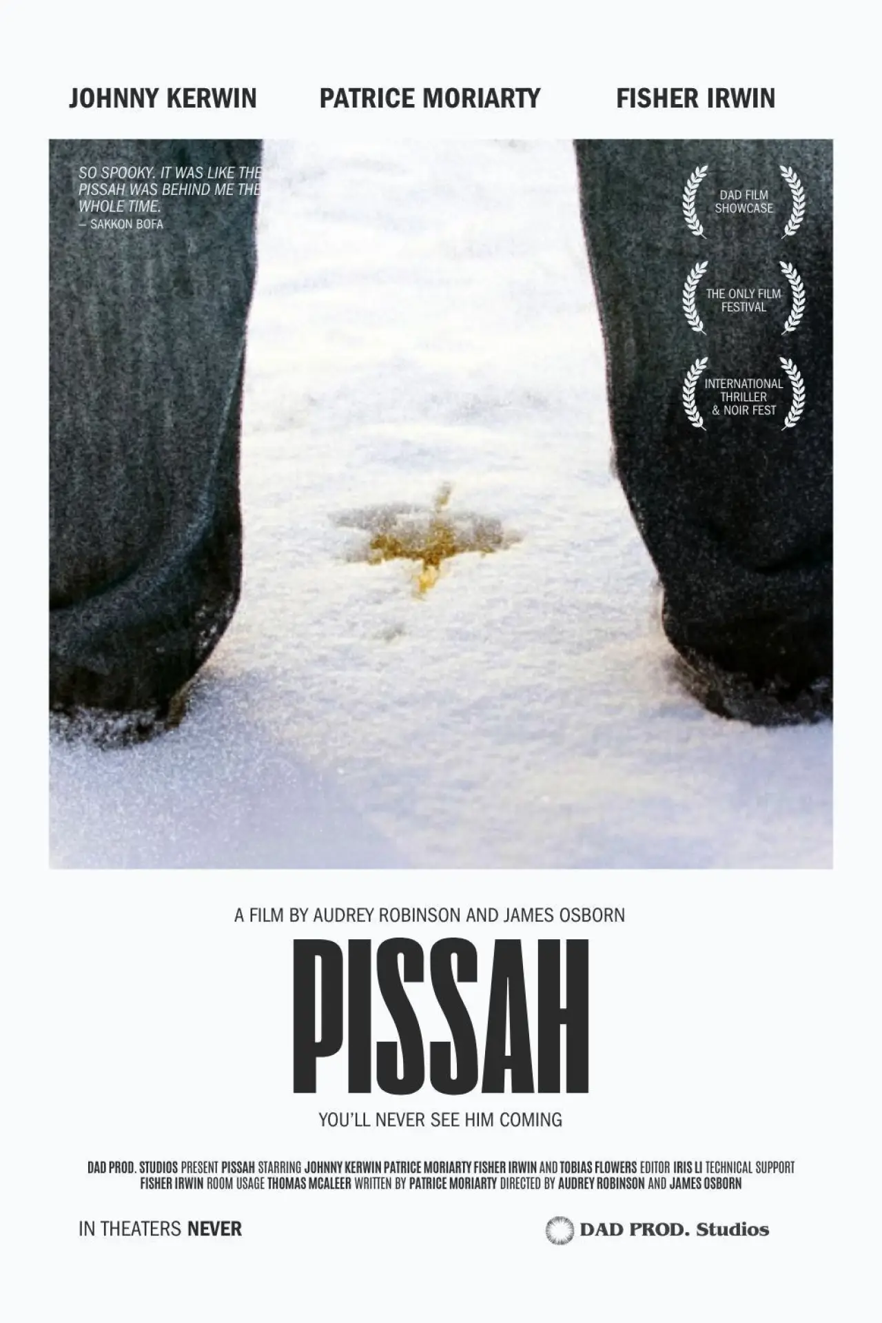 Movie poster "PISSAH"