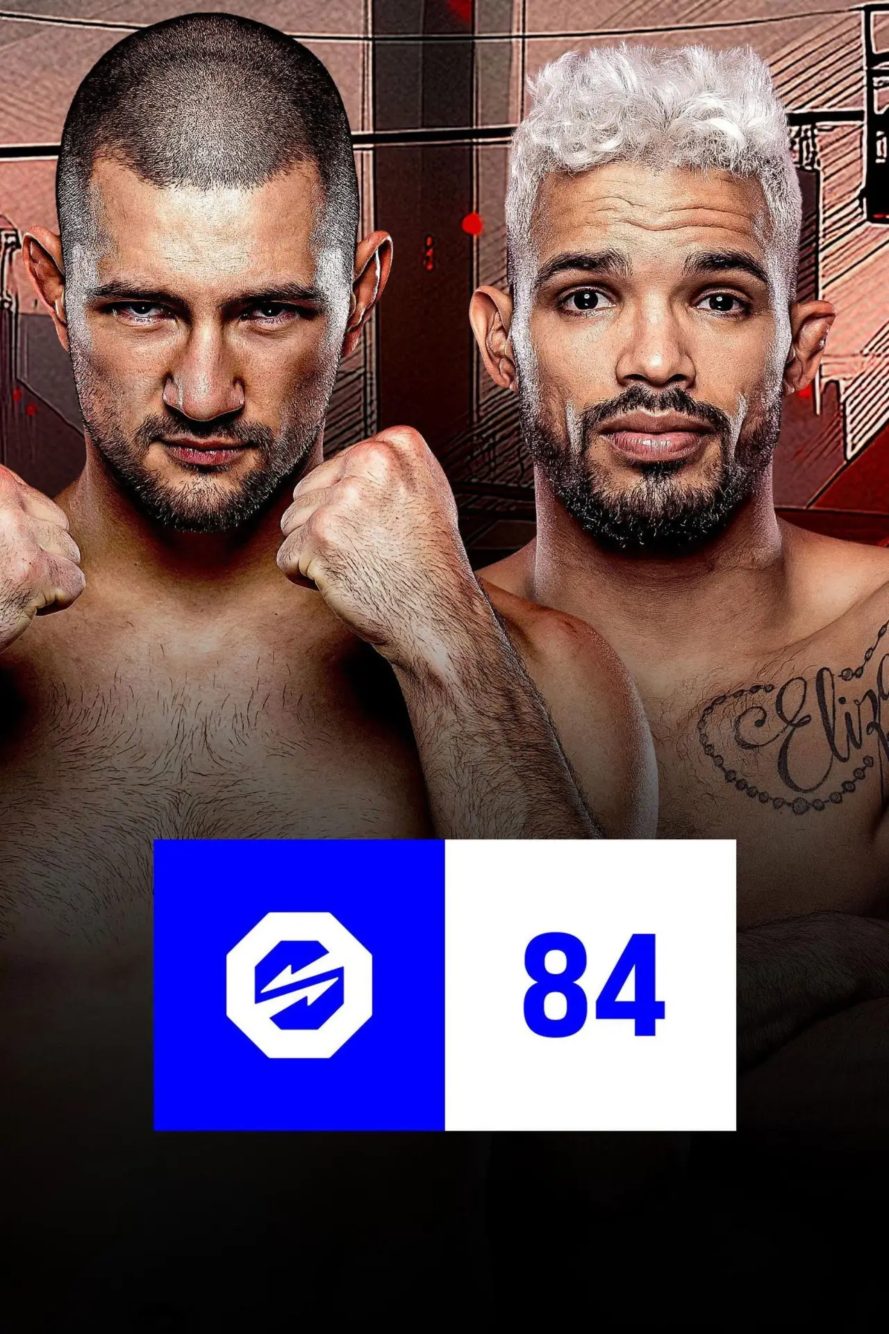Movie poster "OKTAGON 84: Paradeiser vs. Brito"