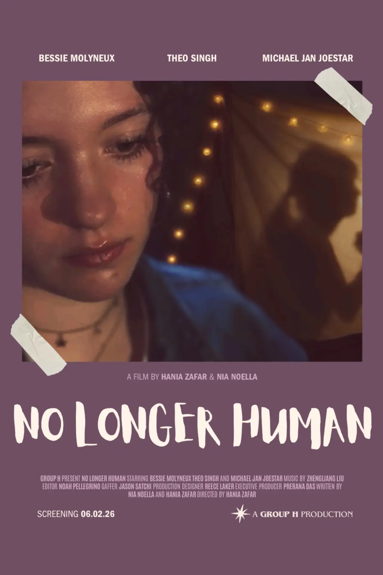 Movie poster "No Longer Human"