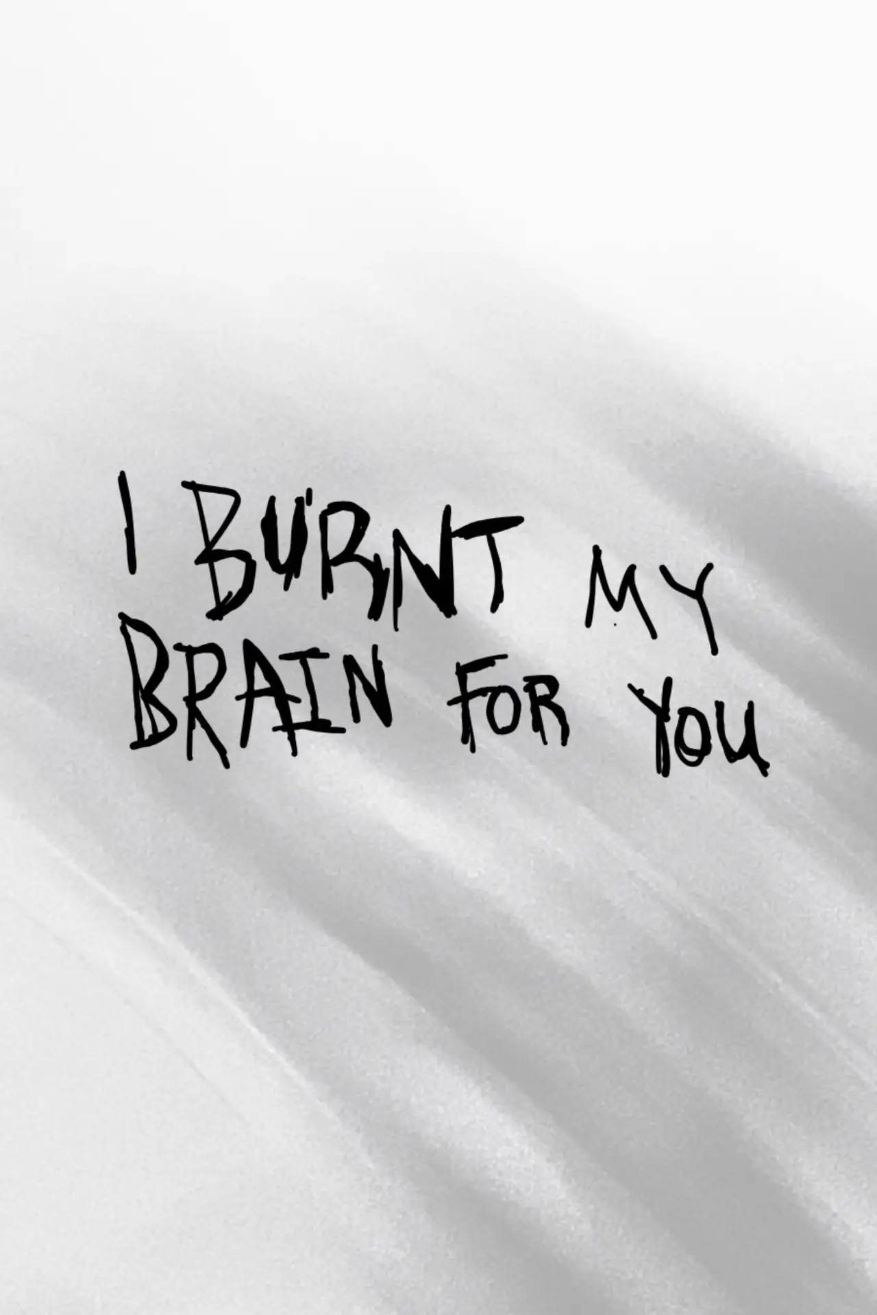 Movie poster "I BURNT MY BRAIN FOR YOU"