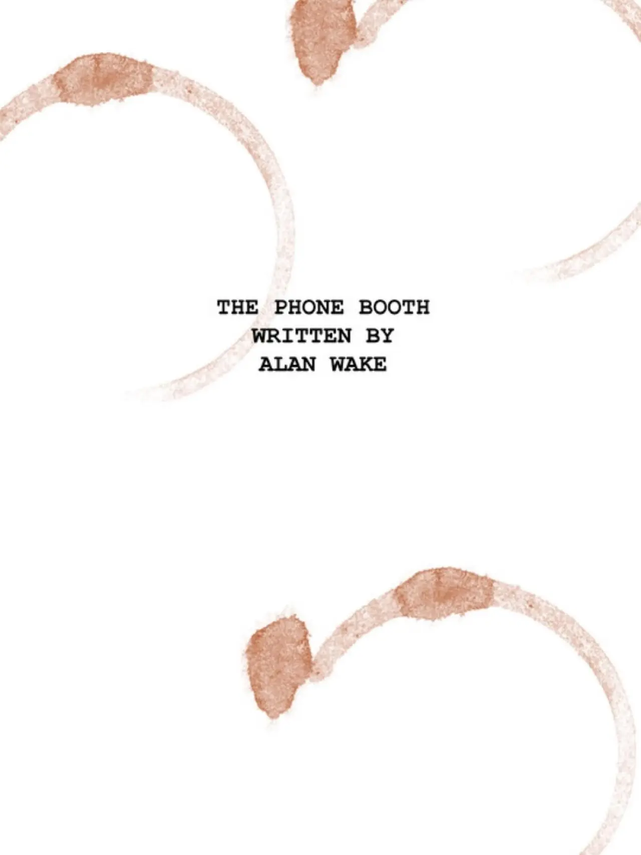 Movie poster "The Phone Booth"