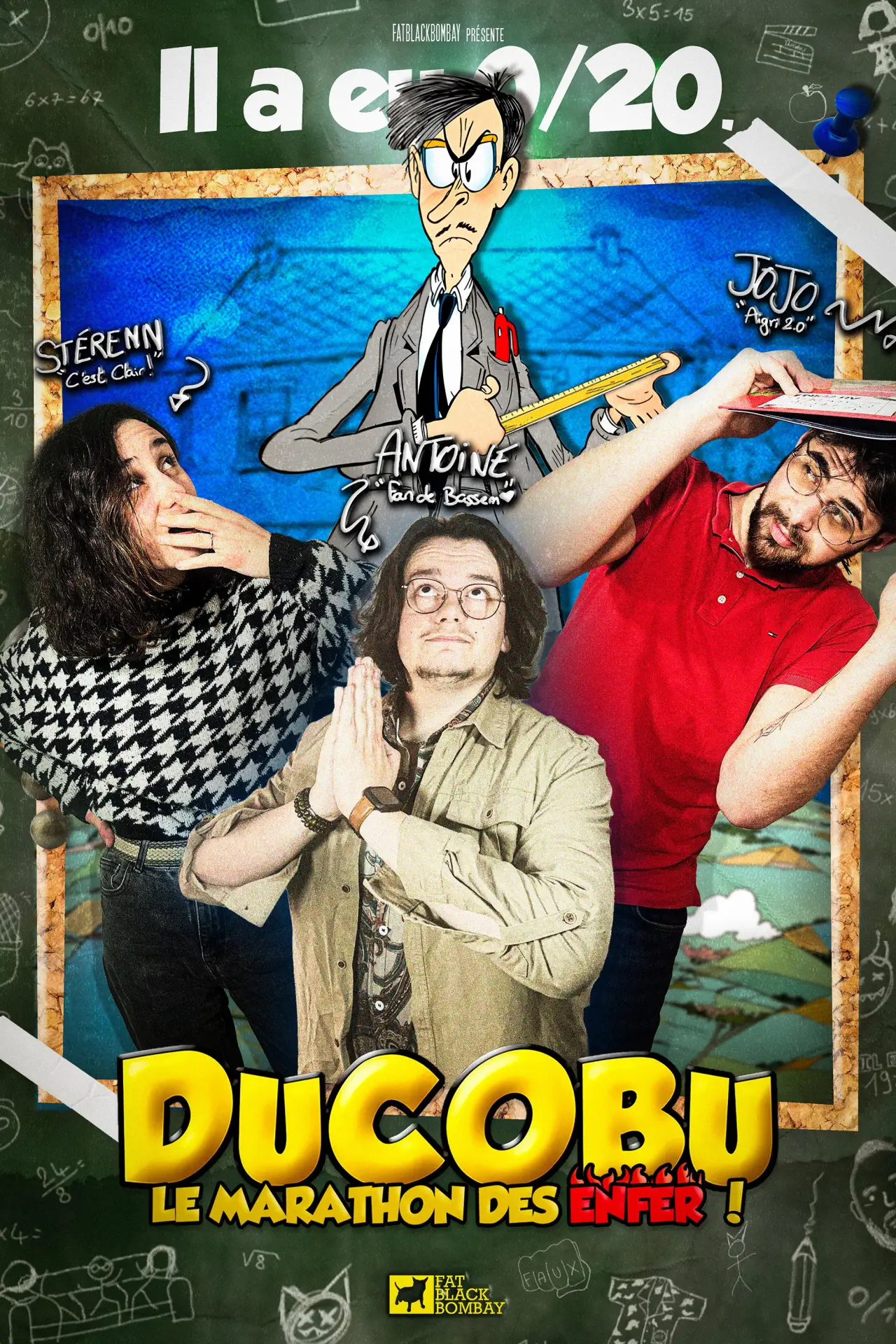 Movie poster "DUCOBU: Le Marathon des Enfers !"