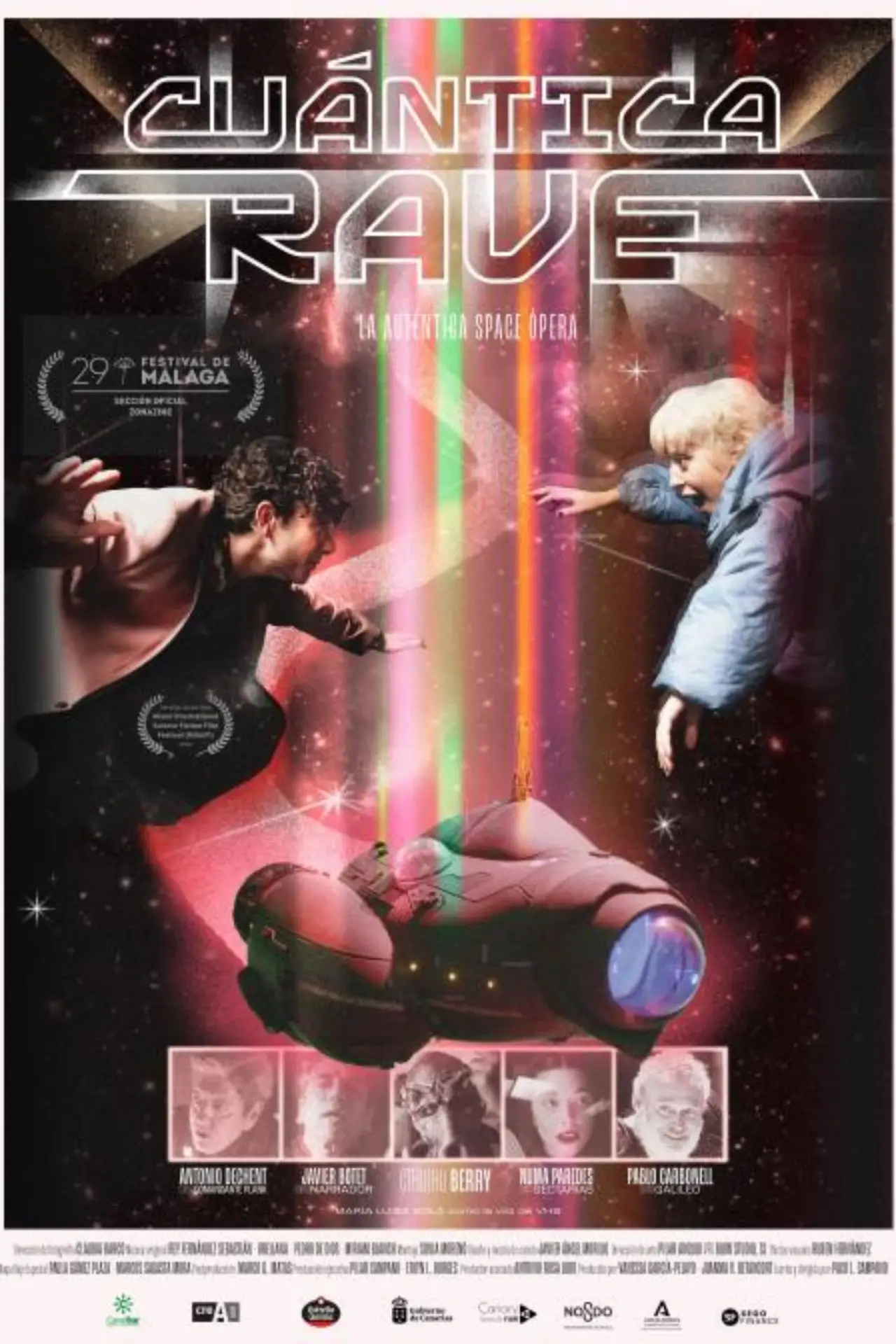Movie poster "Cuántica Rave"